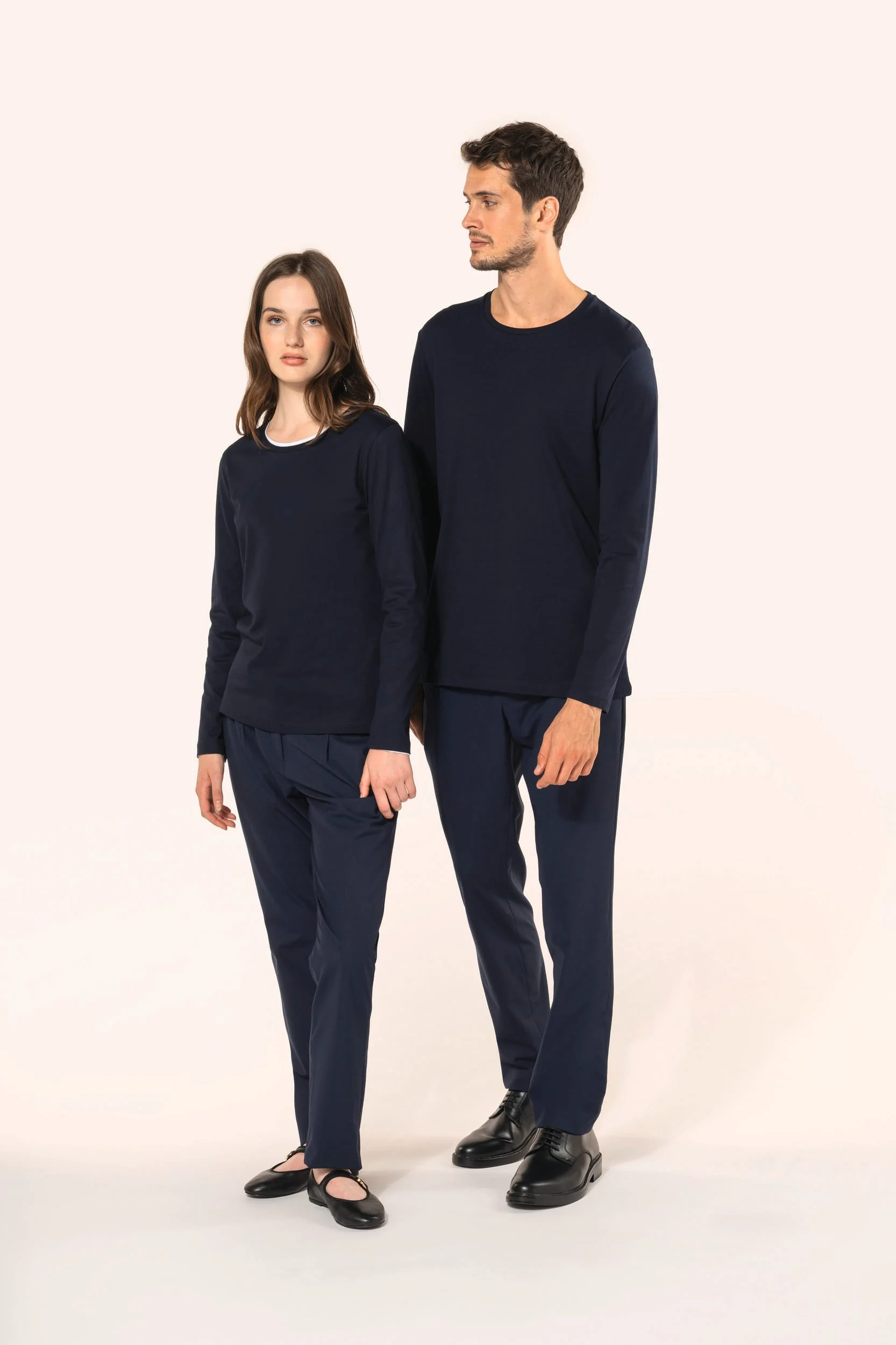 PK303 - T-shirt Supima® col rond manches longues femme – Image 11