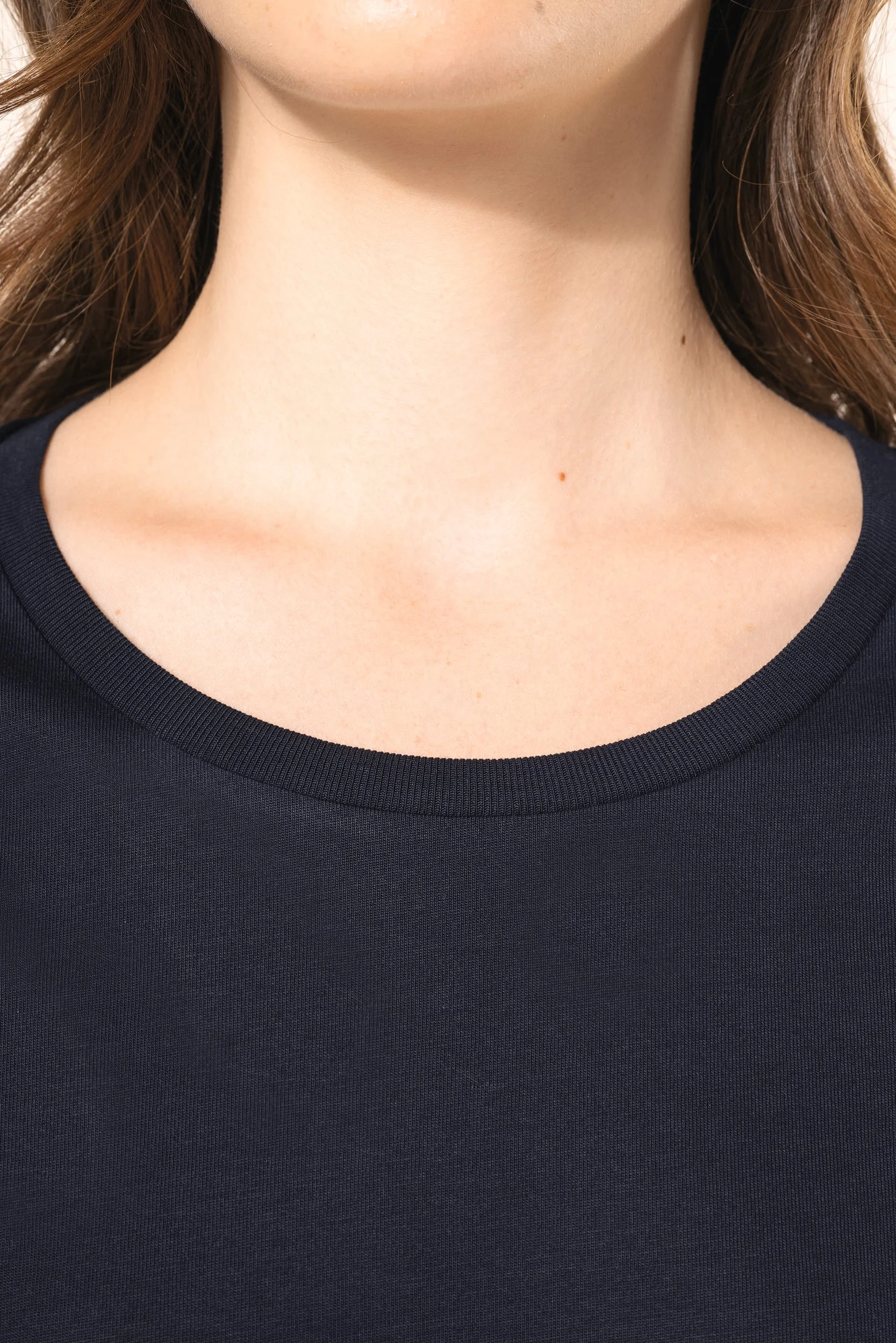 PK303 - T-shirt Supima® col rond manches longues femme – Image 4