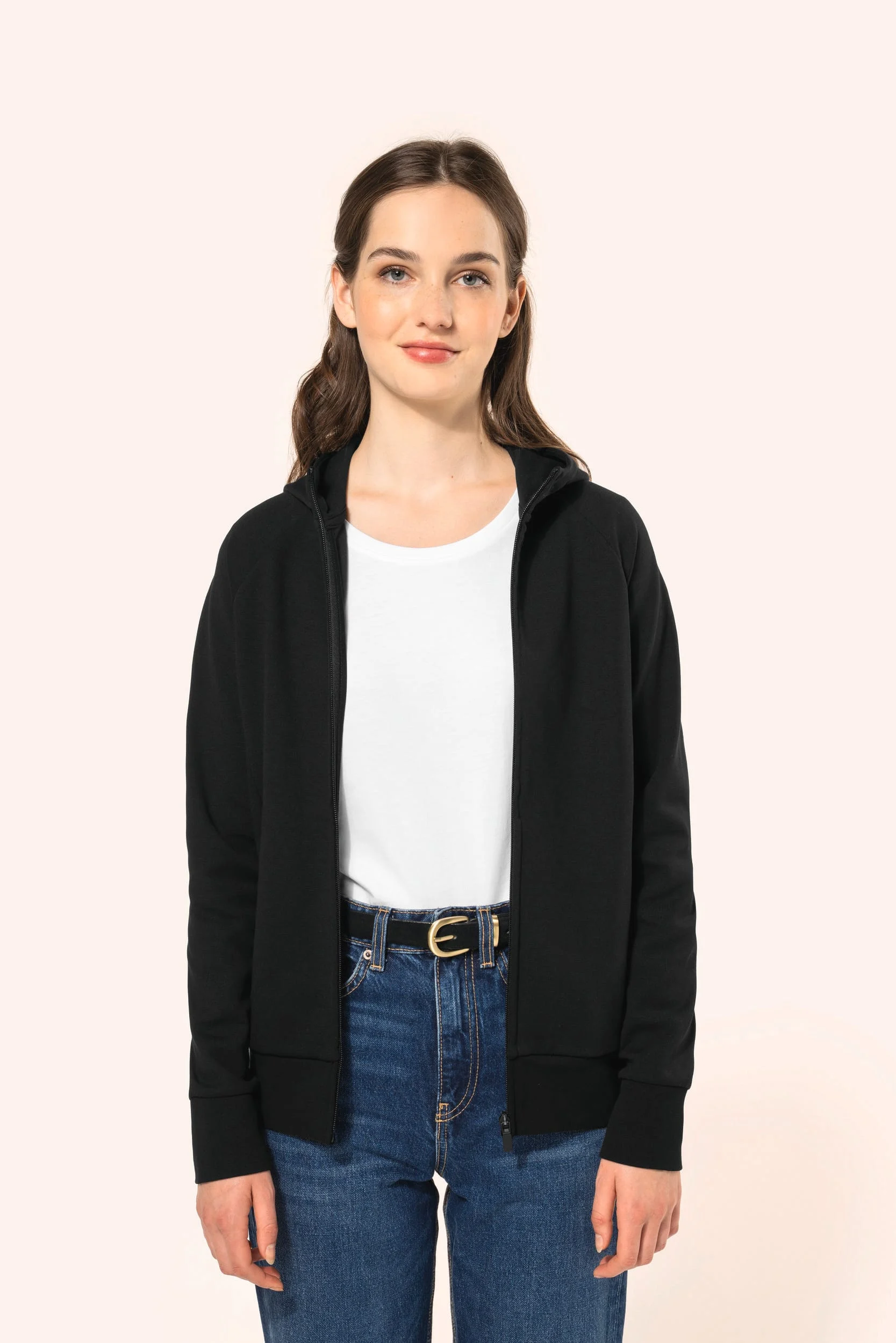 PK401 - Veste zippée à capuche femme – Image 8