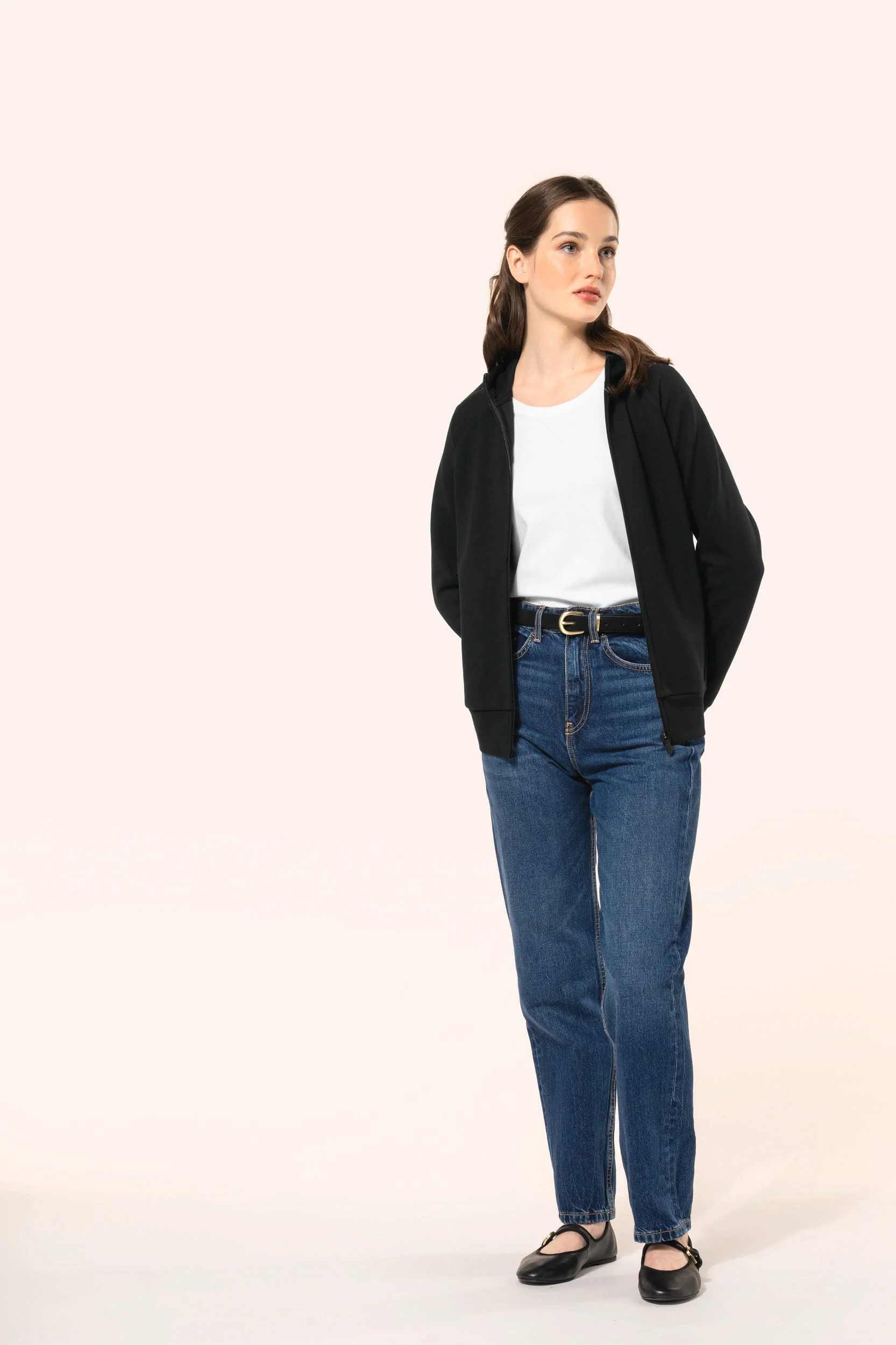 PK401 - Veste zippée à capuche femme – Image 10