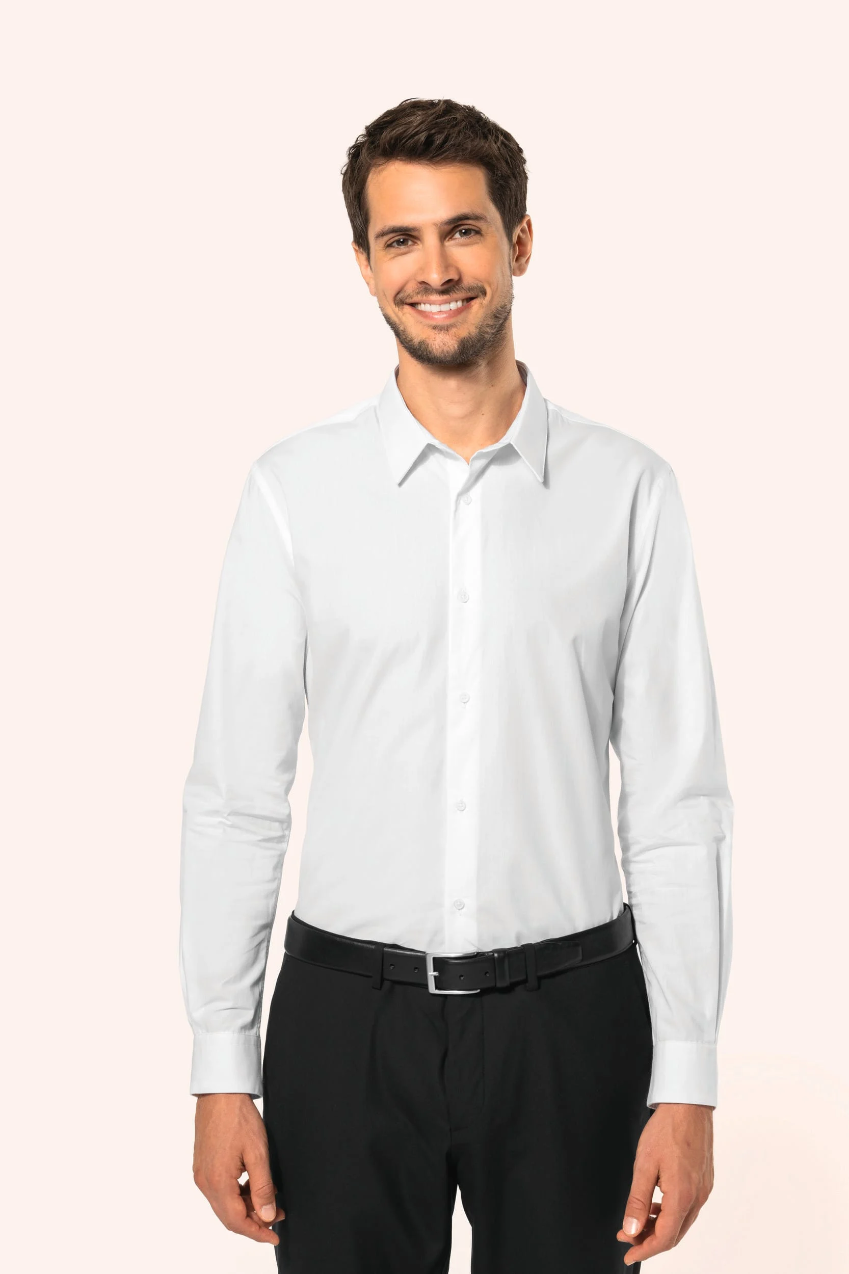 PK500 - Chemise popeline manches longues homme