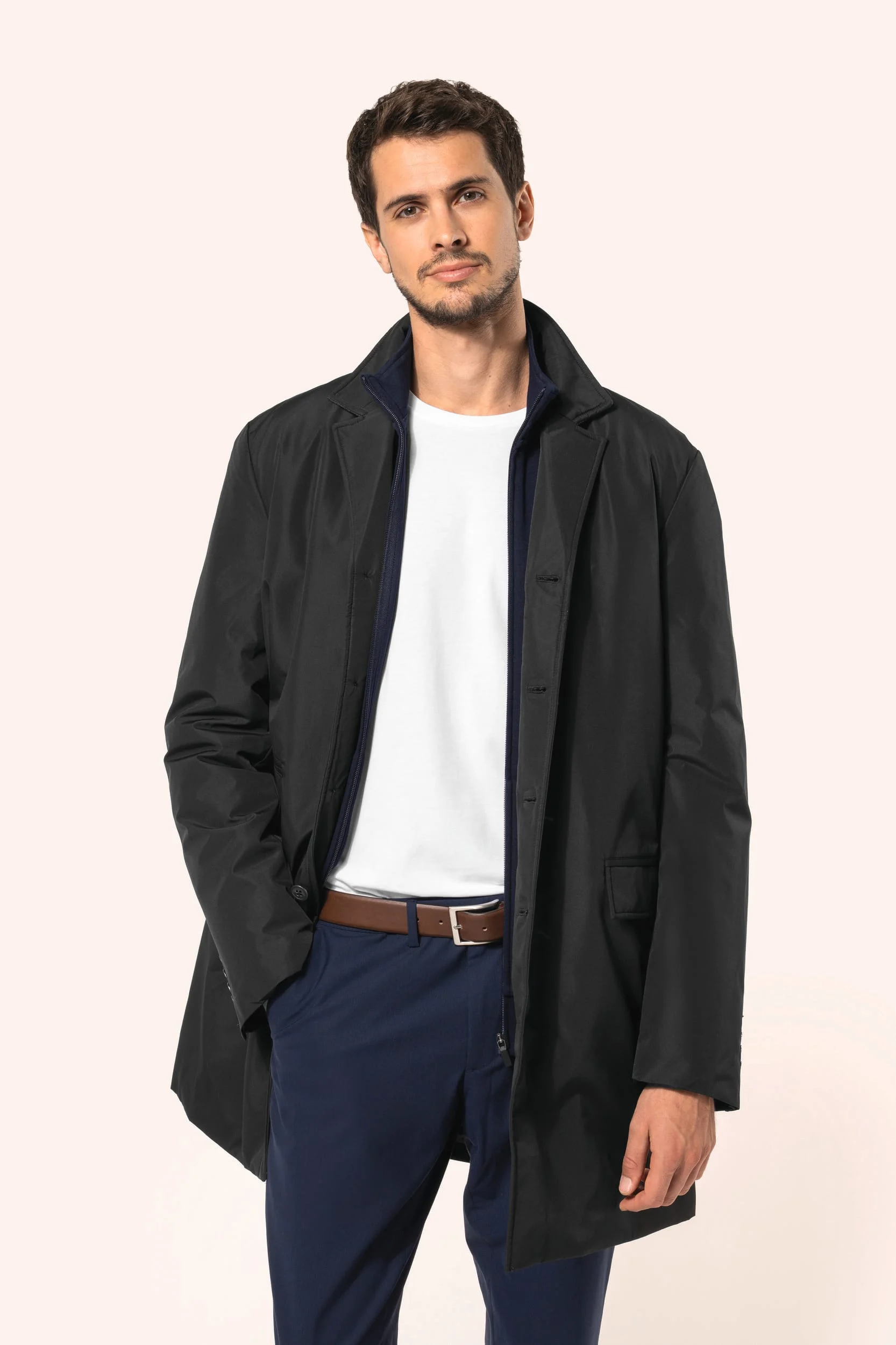 PK602 - Trench structuré homme