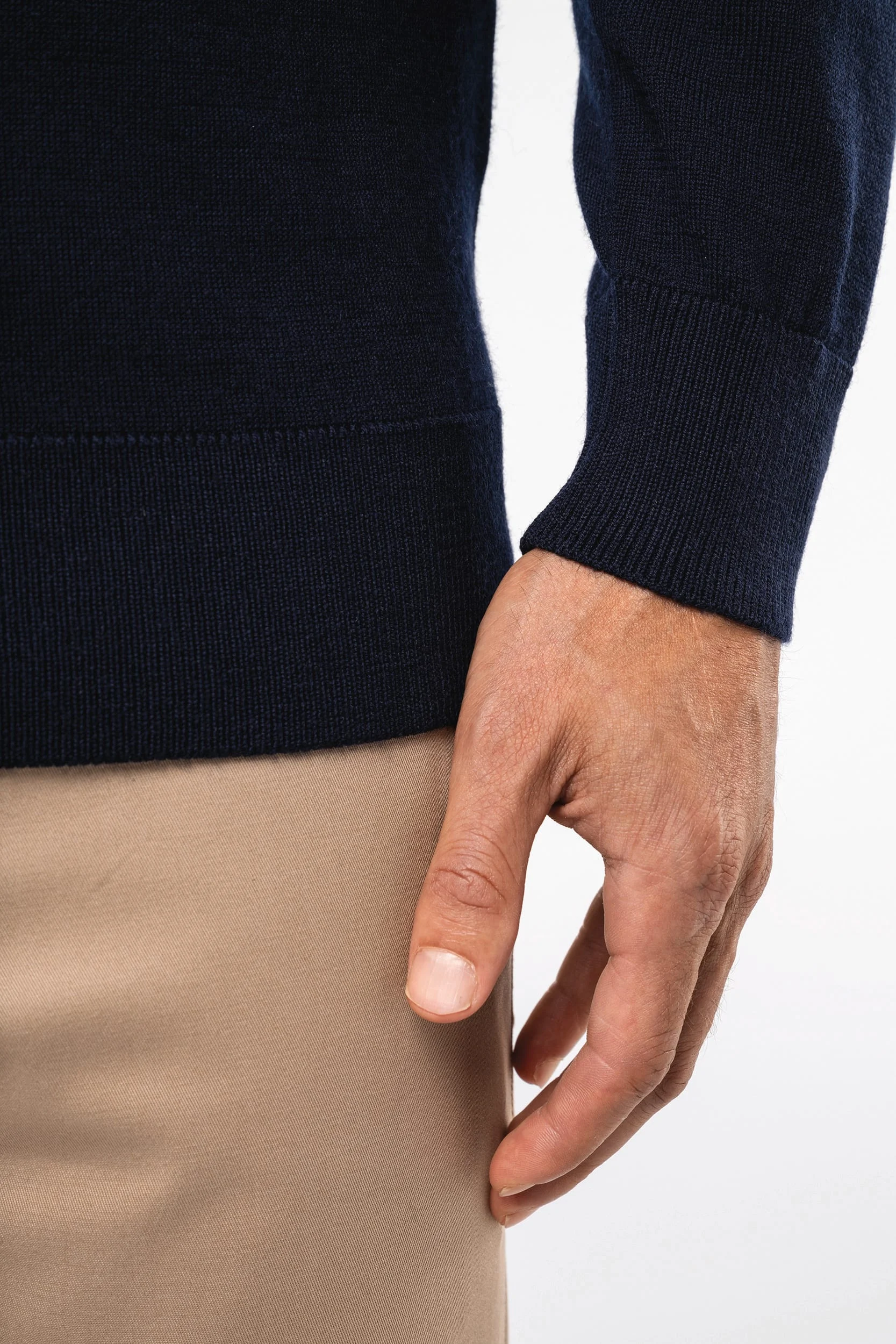 PK910 - Pull Mérinos col V homme – Image 7