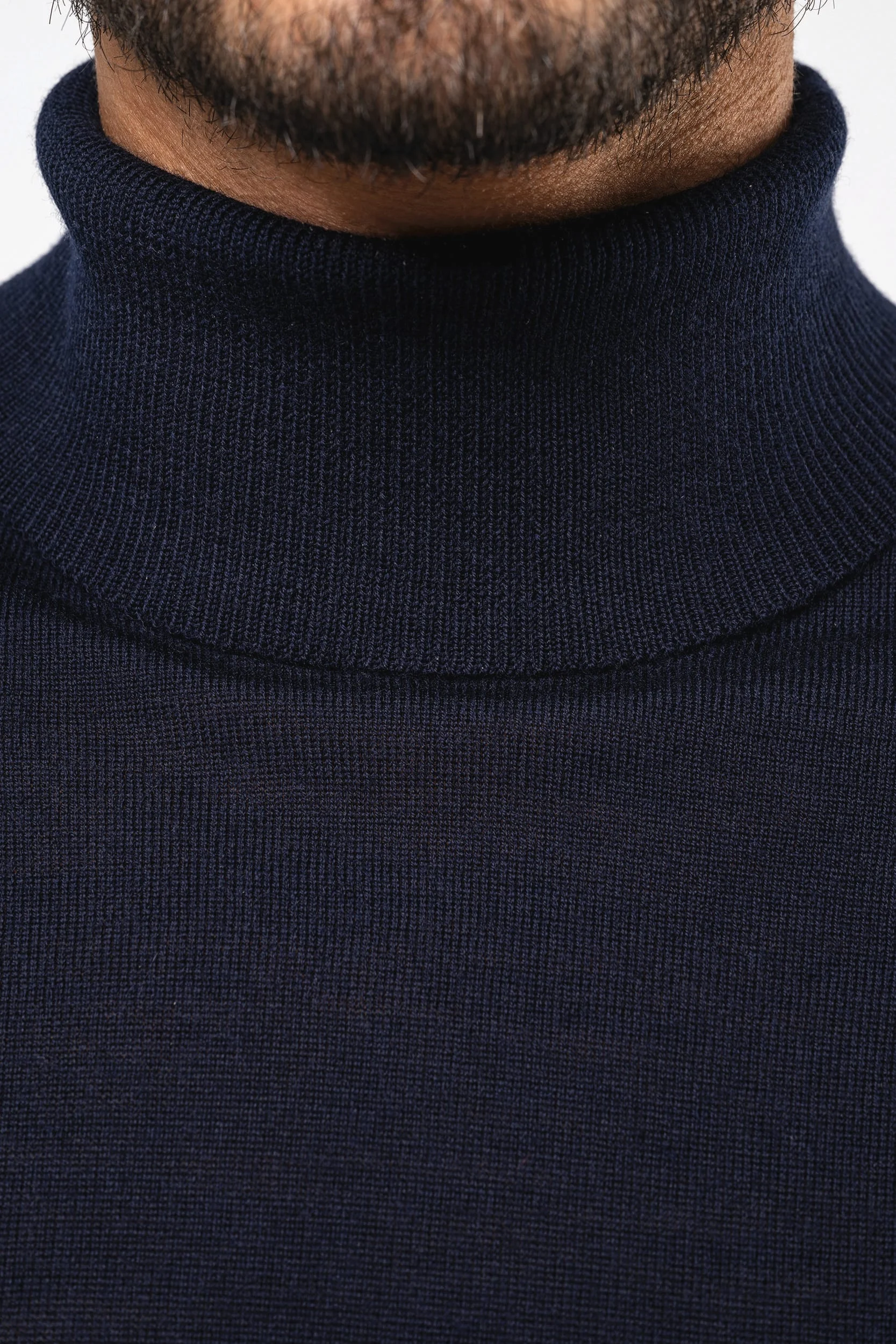 PK912 - Pull Mérinos col roulé homme – Image 5
