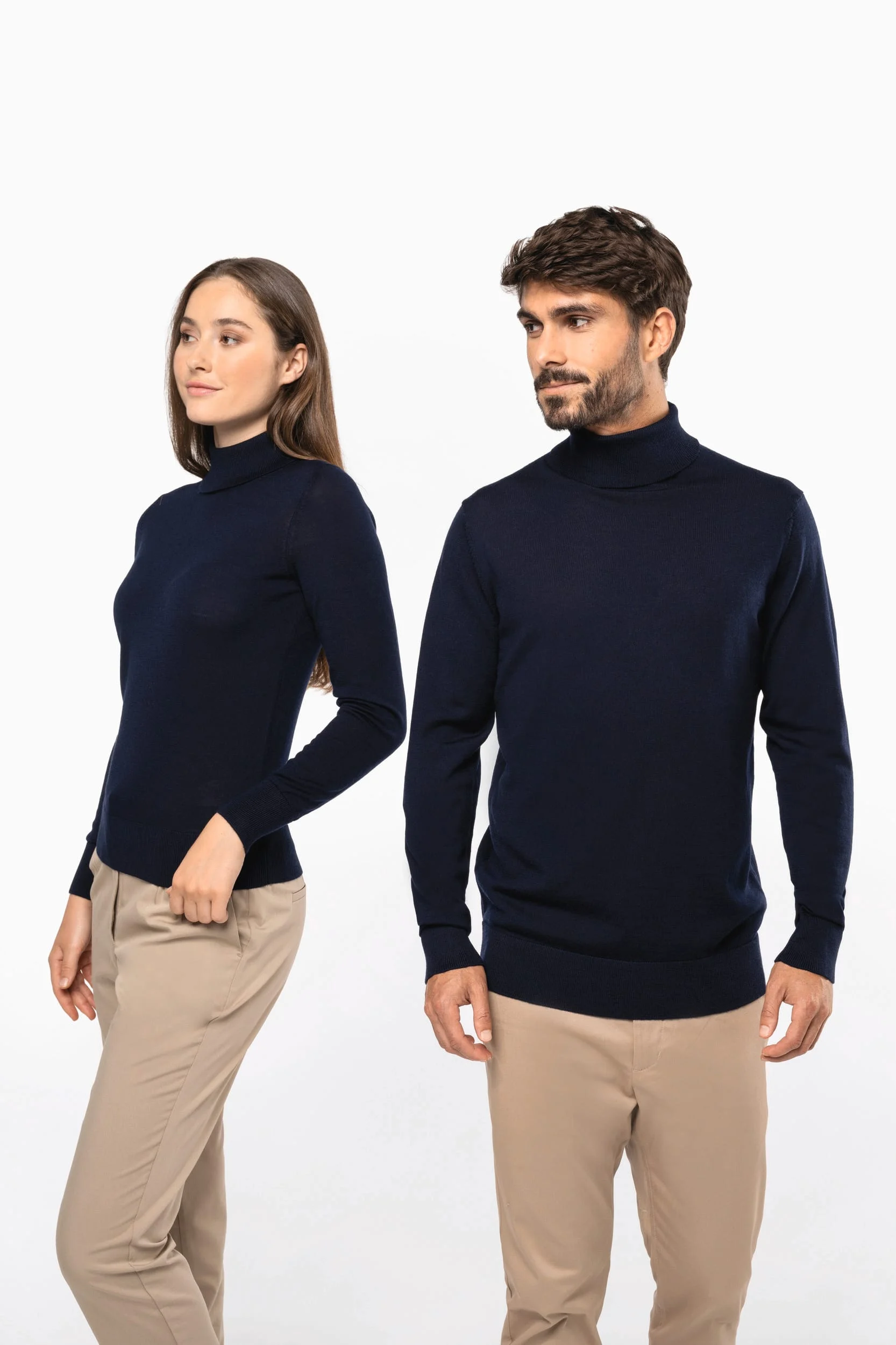 PK912 - Pull Mérinos col roulé homme – Image 12