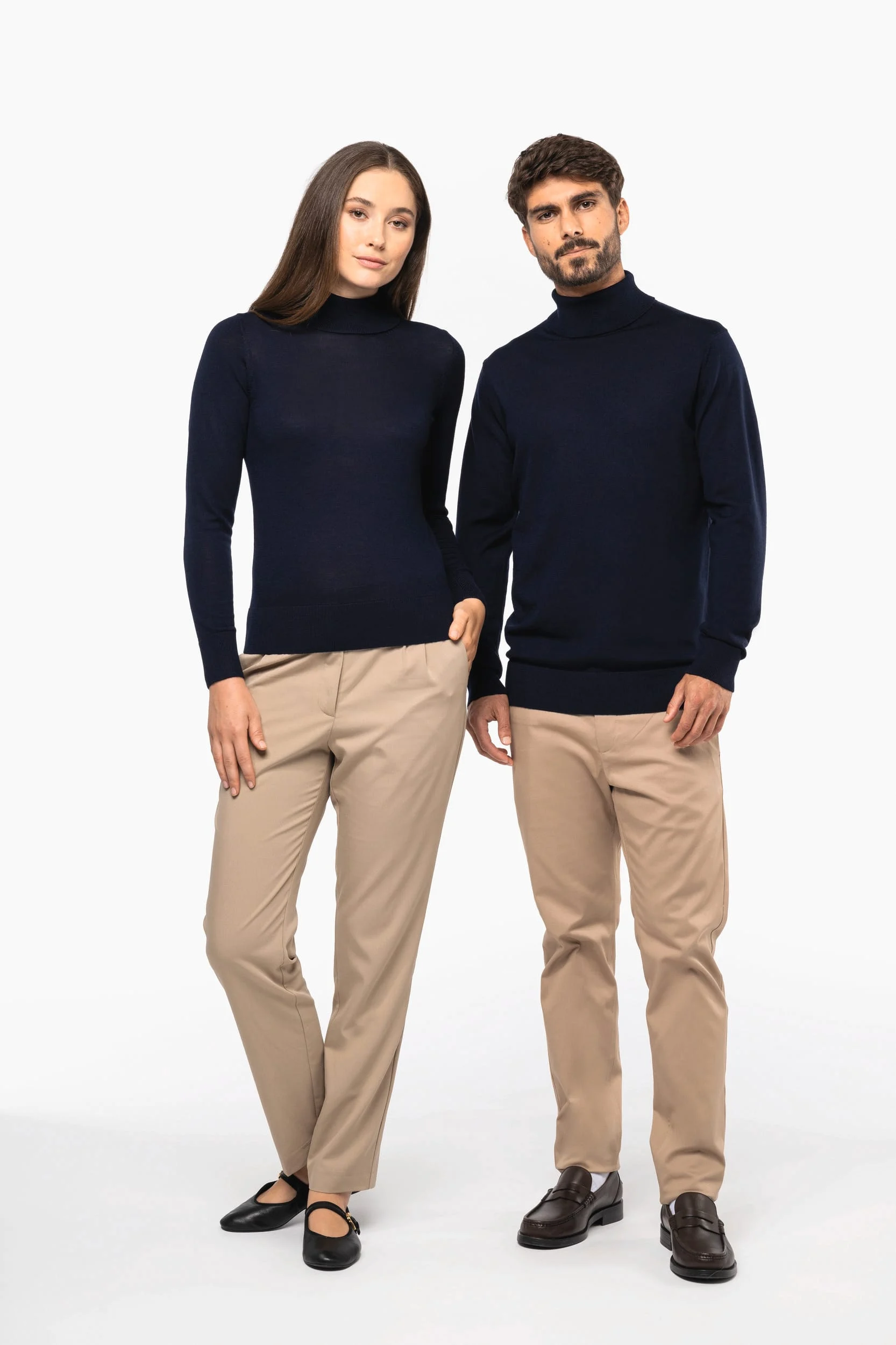 PK912 - Pull Mérinos col roulé homme – Image 9
