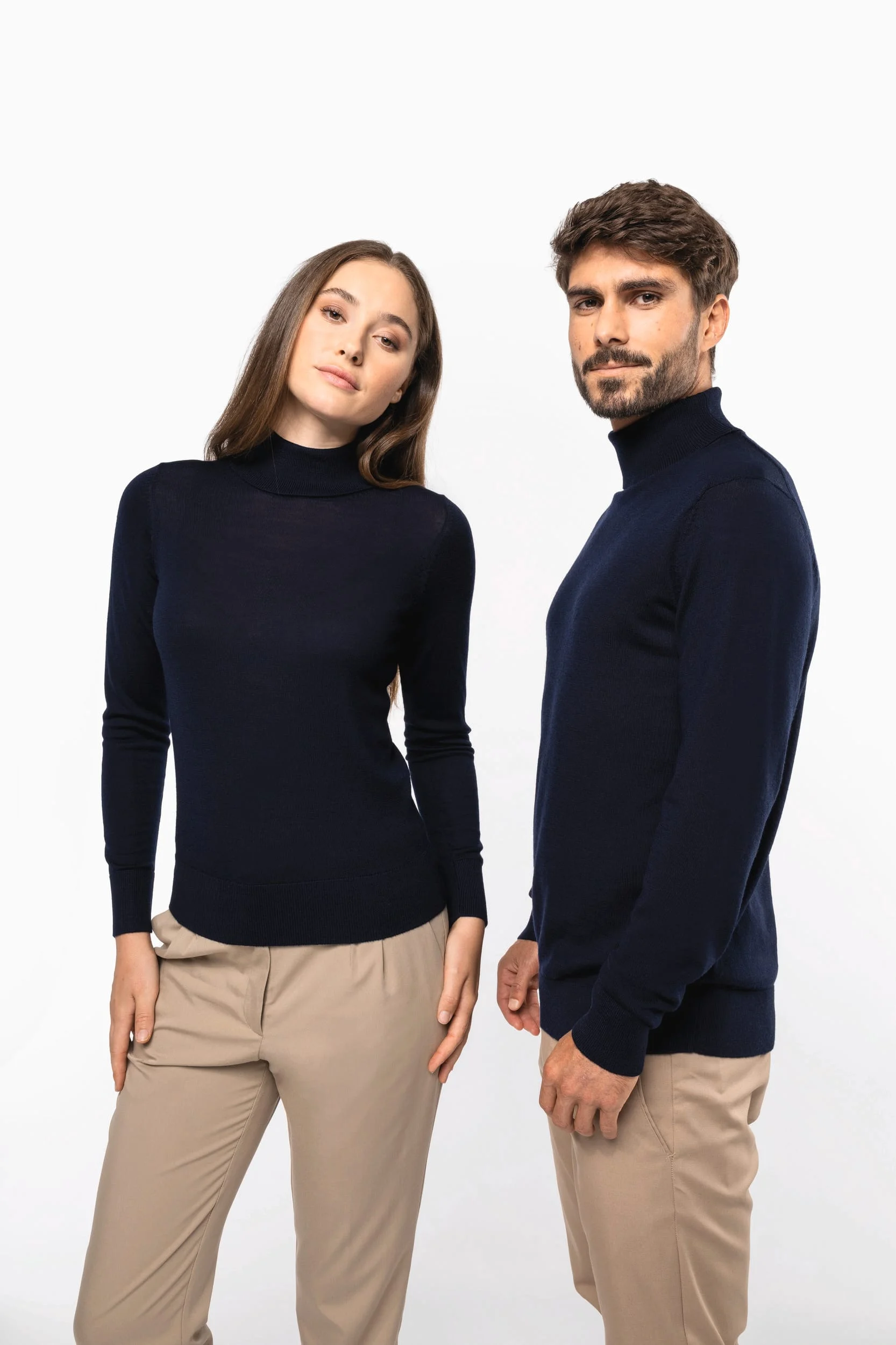 PK912 - Pull Mérinos col roulé homme – Image 11