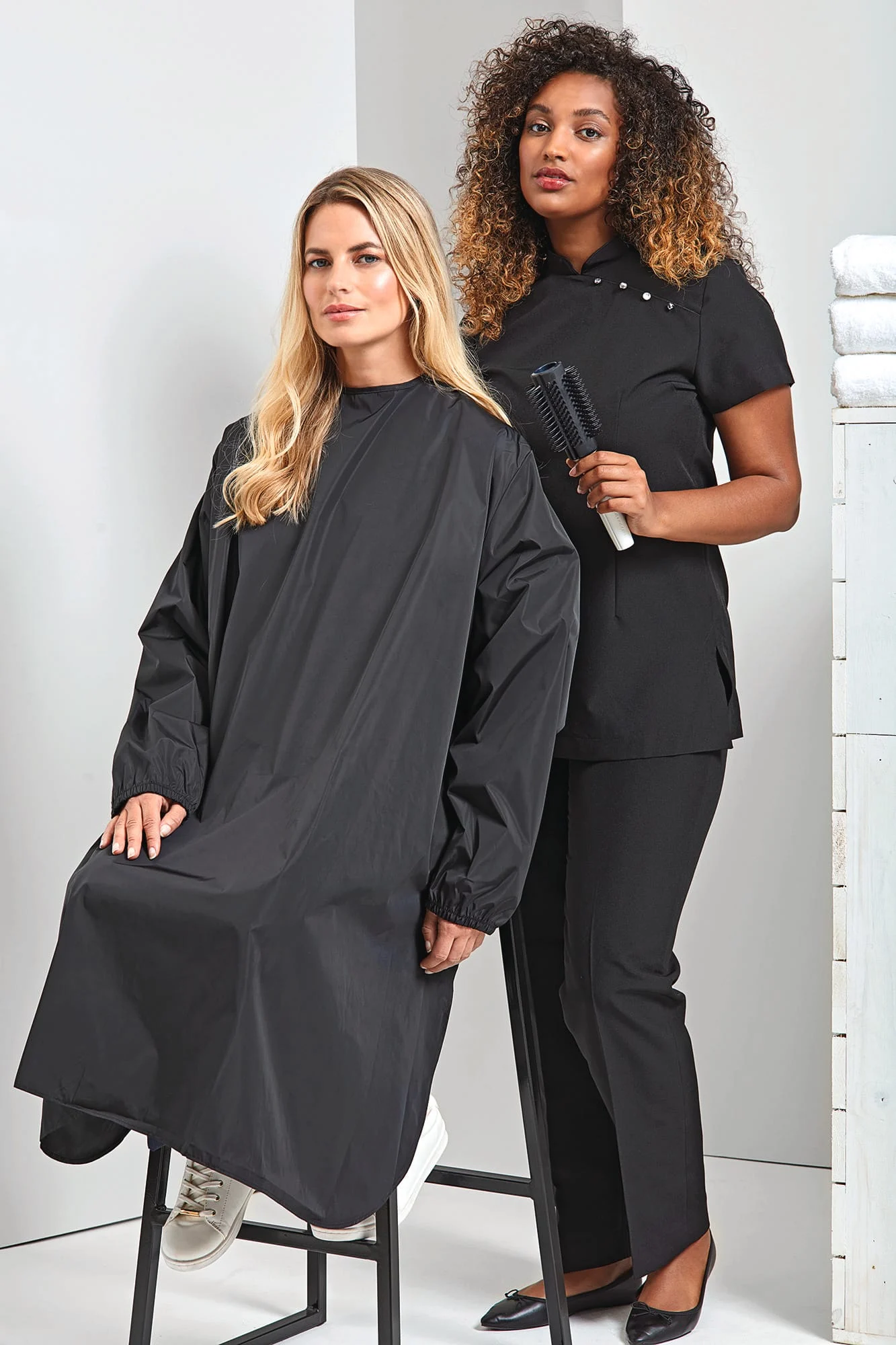 PR117 - Robe de salon imperméable manches longues