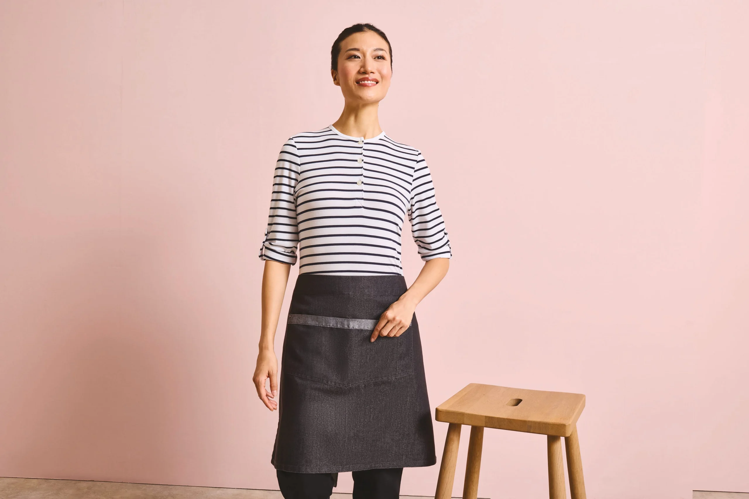 PR128 - Tablier taille Denim "Domain"