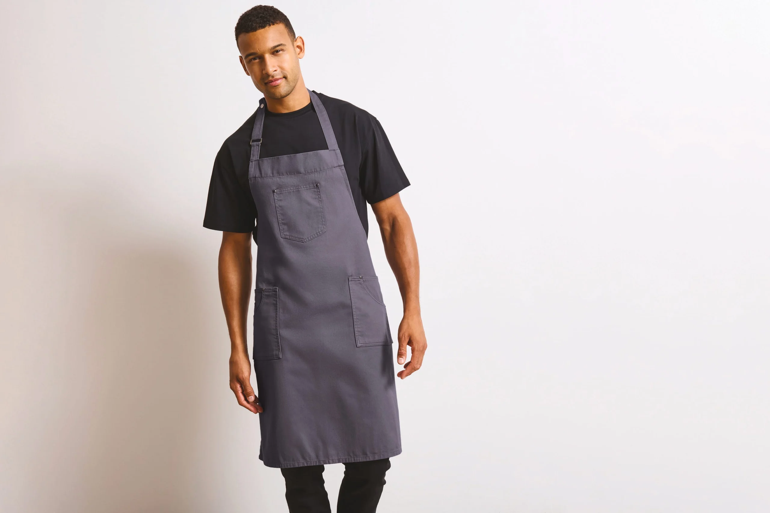 PR132 - Tablier à bavette "Chino"