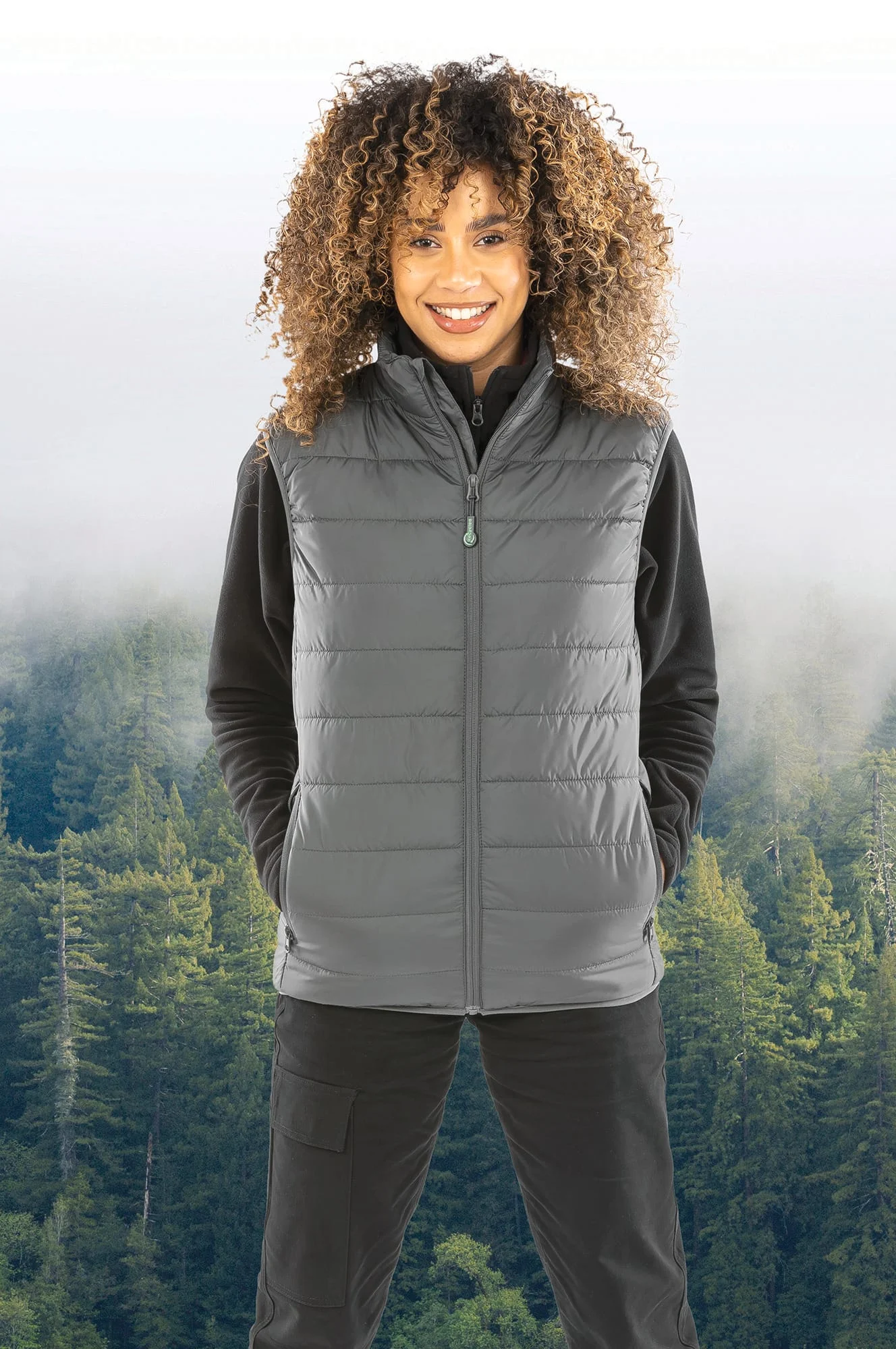 R244X - Bodywarmer recyclé et matelassé Core – Image 3