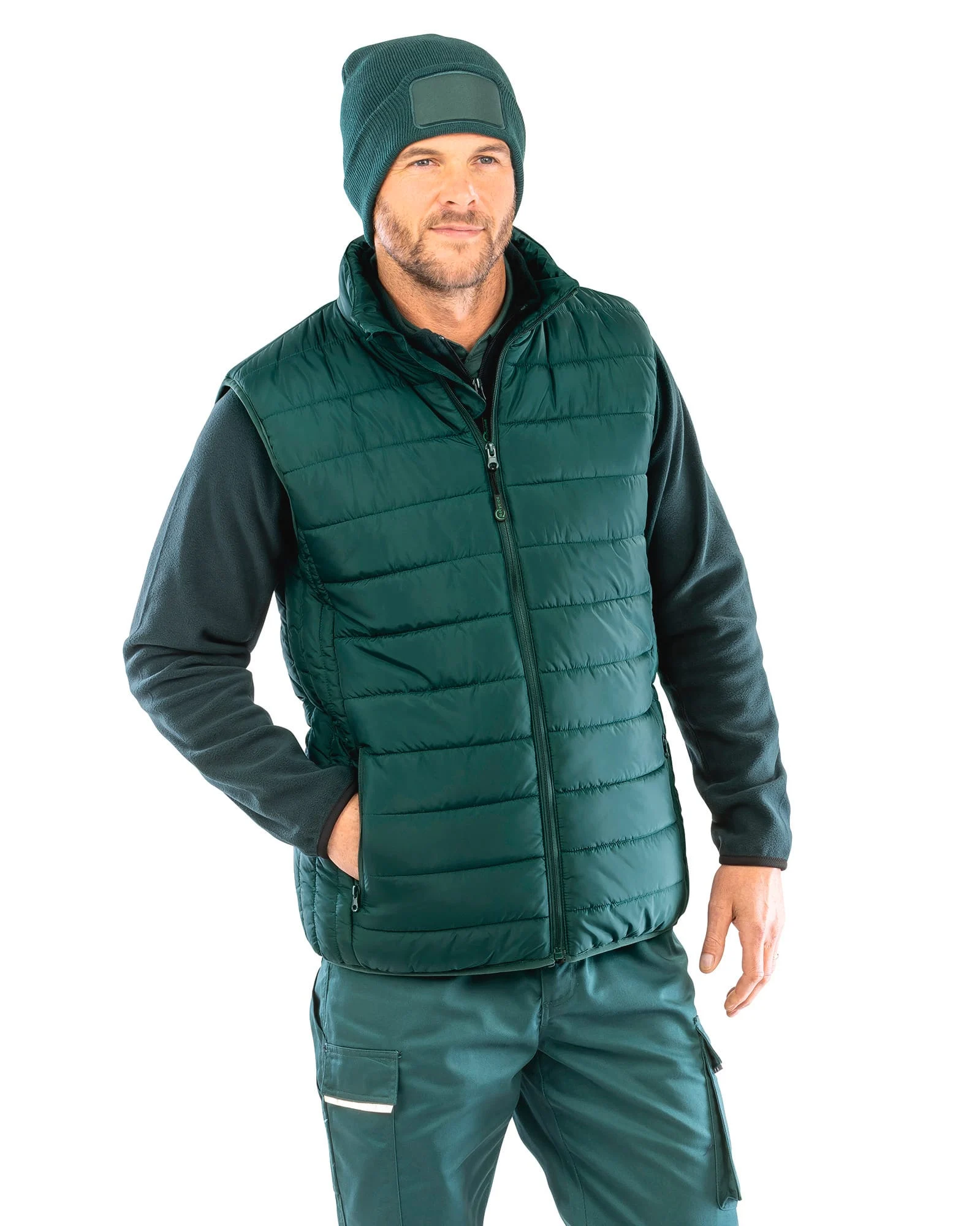 R244X - Bodywarmer recyclé et matelassé Core – Image 4