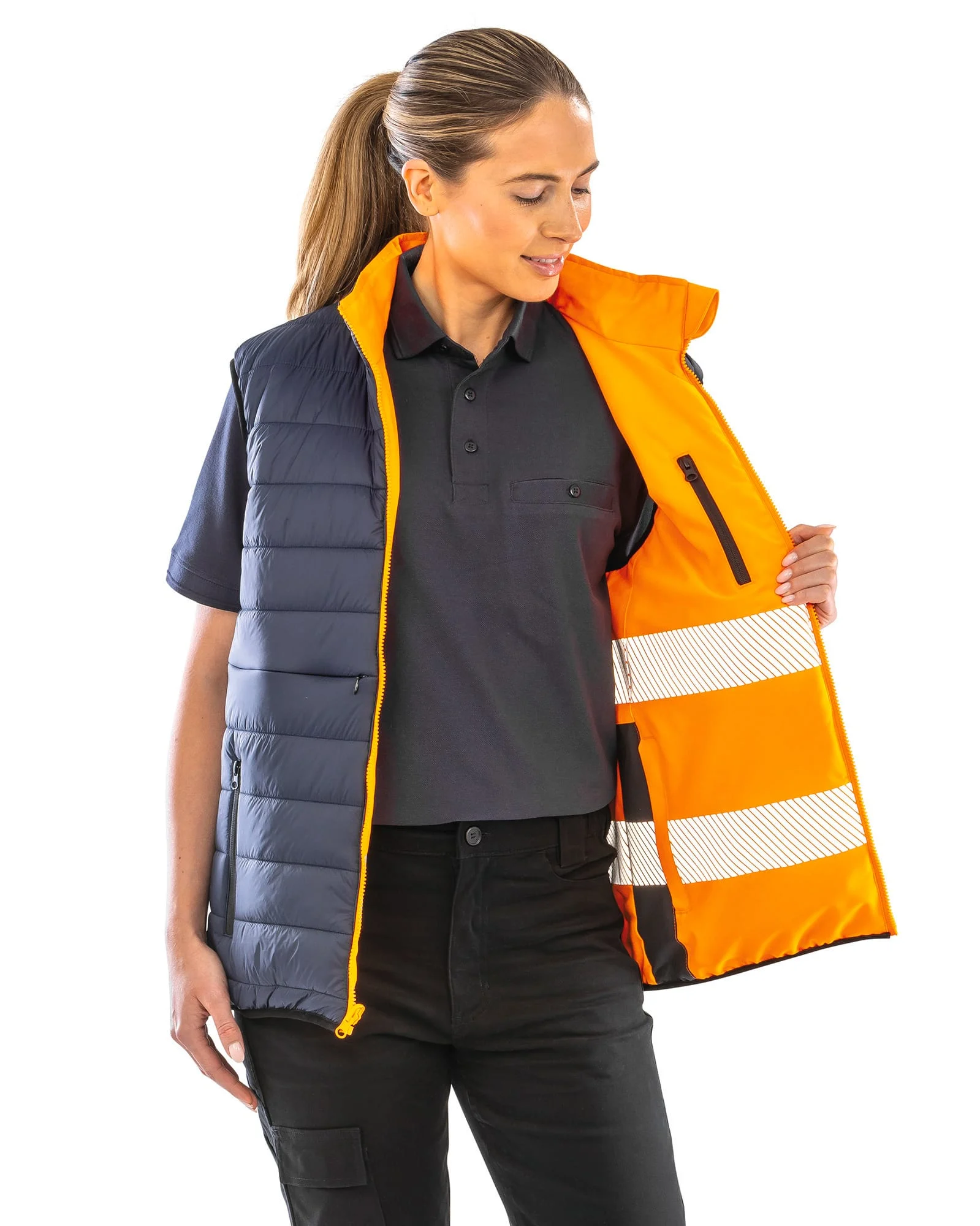 R332X - Bodywarmer de sécurité réversible – Image 2