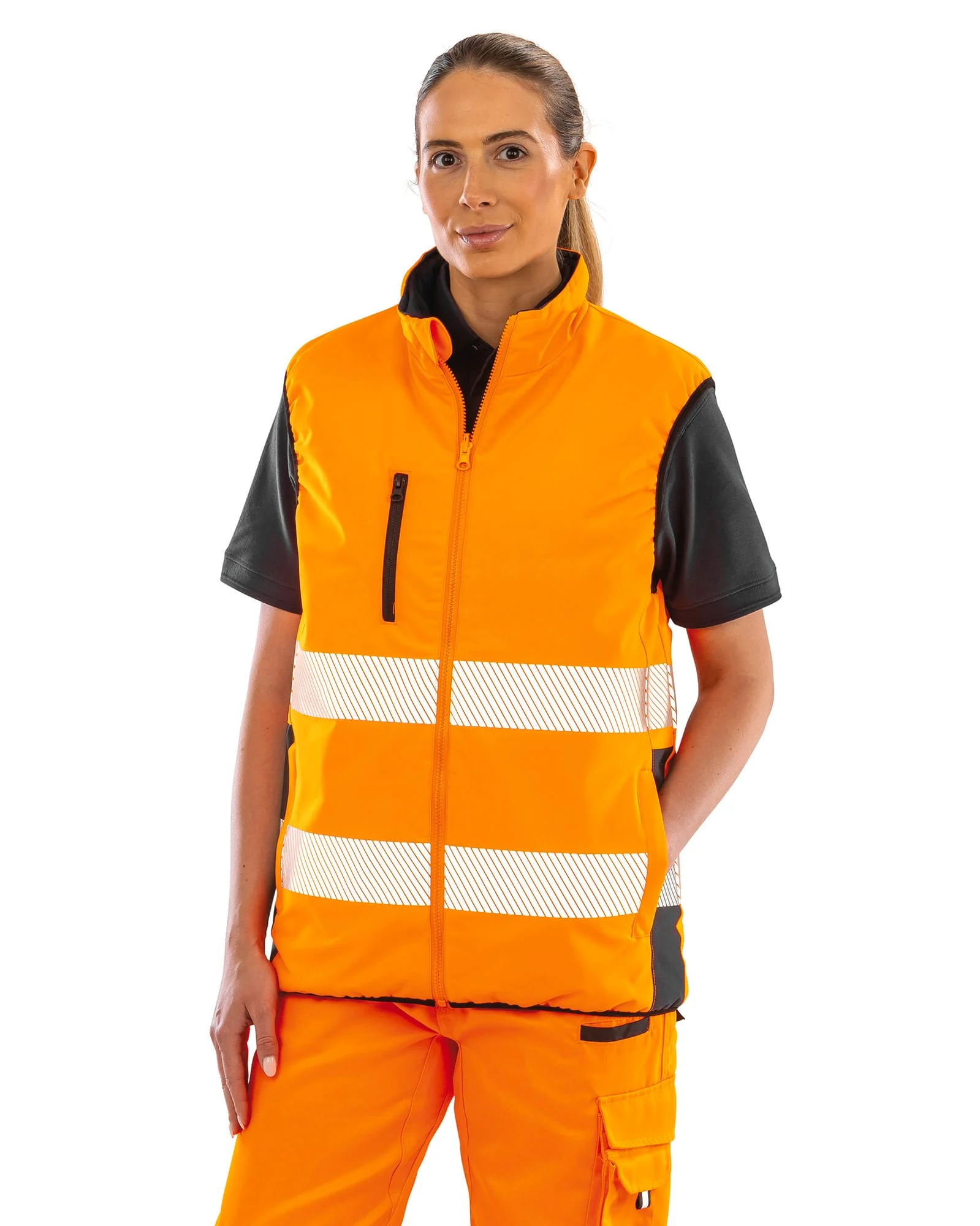 R332X - Bodywarmer de sécurité réversible