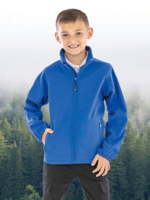R901JY - Veste softshell recyclée 2 couches enfant