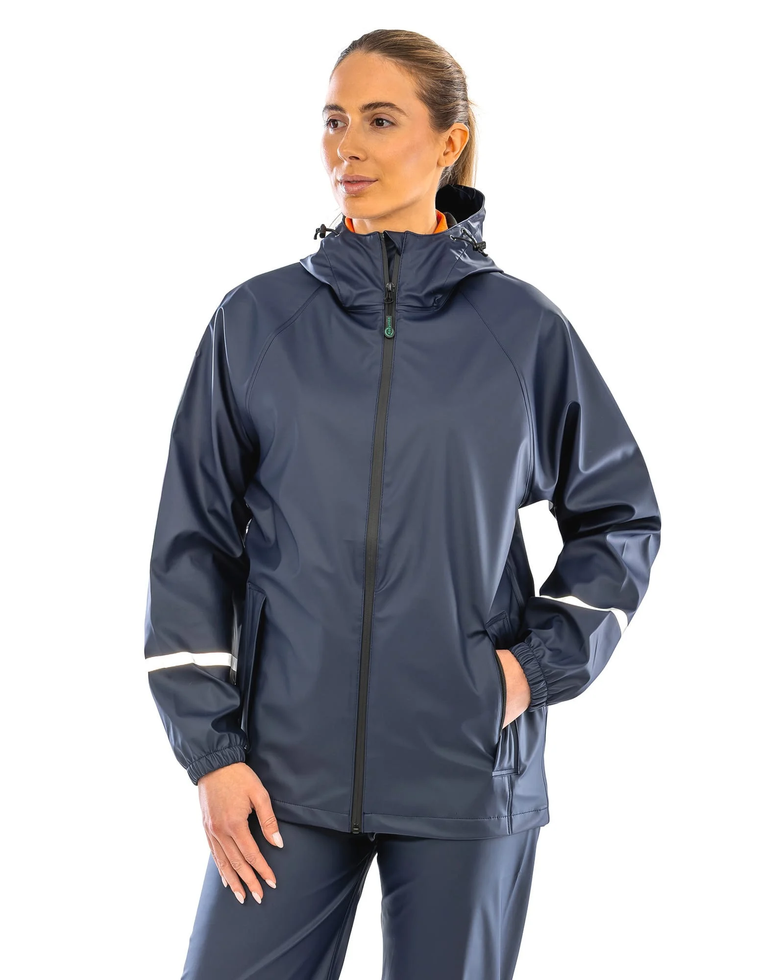 R915X - Veste imperméable Prism PU avec bandes réfléchissantes