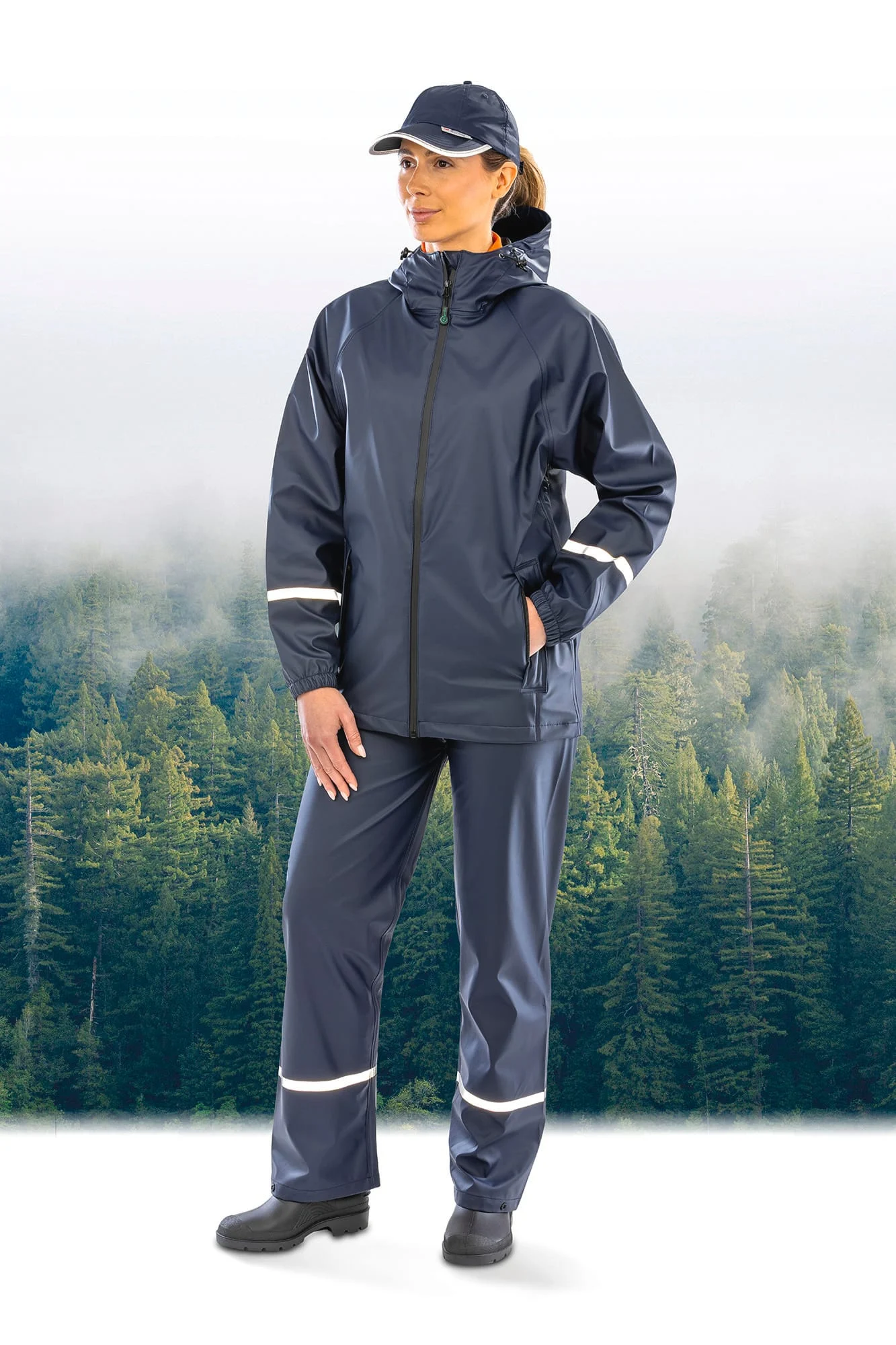R915X - Veste imperméable Prism PU avec bandes réfléchissantes – Image 9