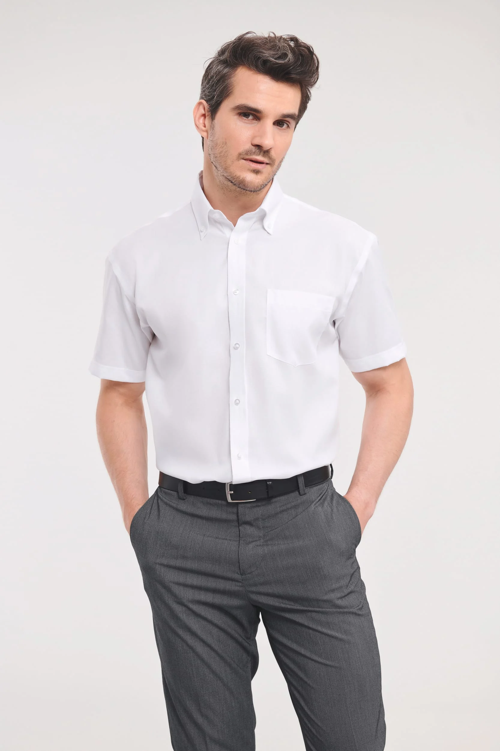 RU957M - Chemise homme manches courtes Non Iron - classique