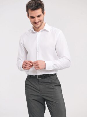 RU958M - Chemise homme manches longues Non Iron - moderne