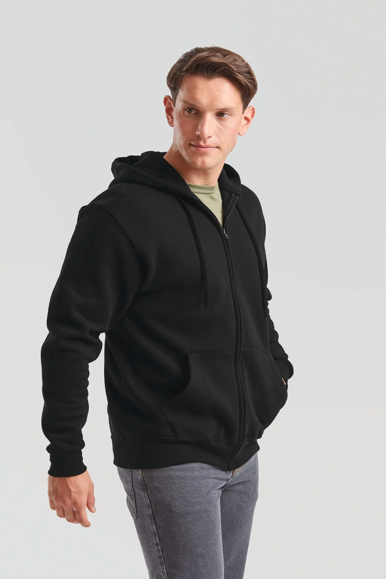 SC62062 - Sweat-shirt homme zippé capuche Classic (62-062-0) – Image 3