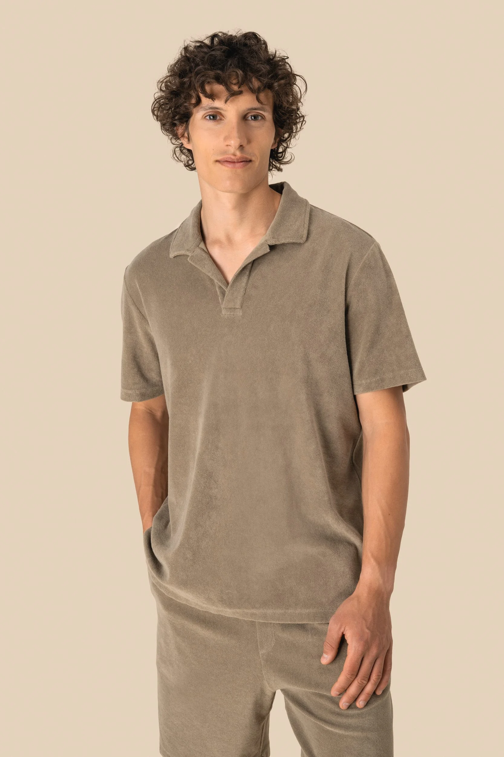 SP229 - Polo écoresponsable en éponge homme