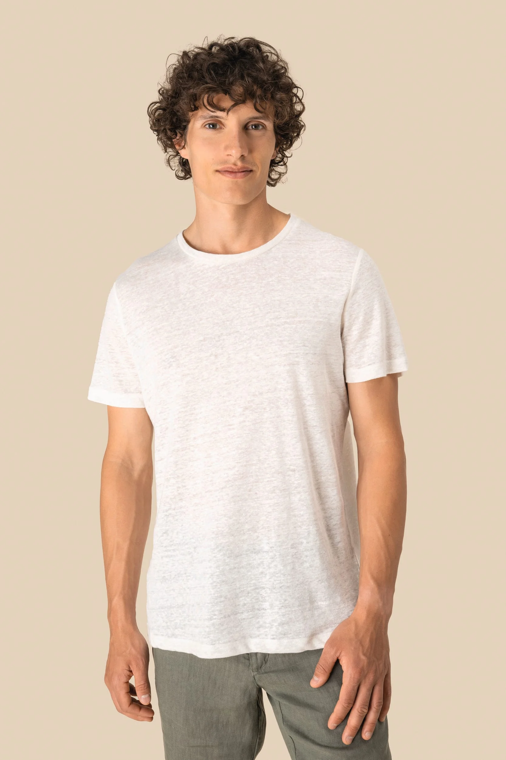 SP320 - T-shirt en lin homme