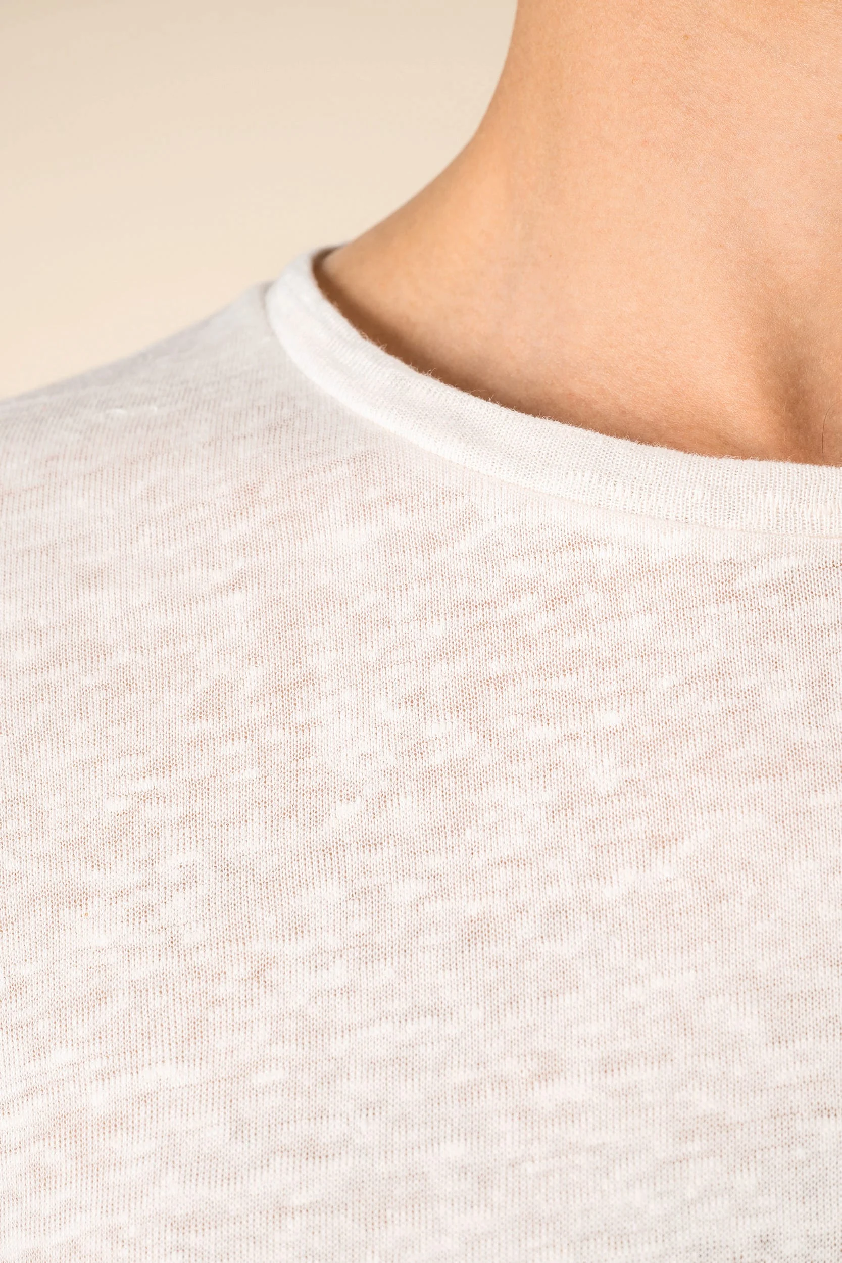 SP320 - T-shirt en lin homme – Image 8