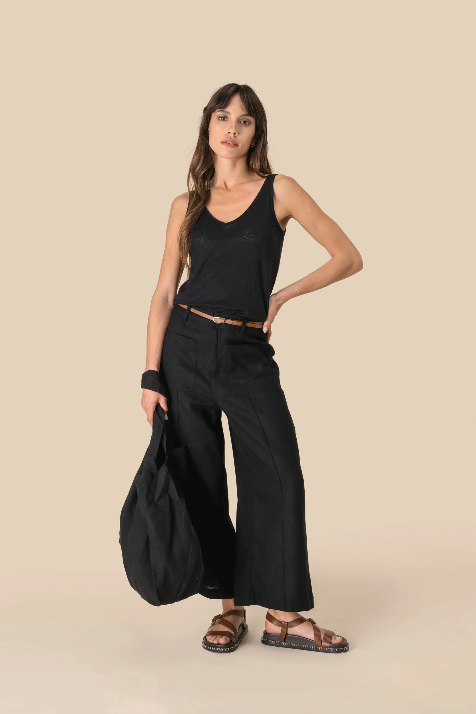 SP343 - Débardeur en lin femme – Image 2