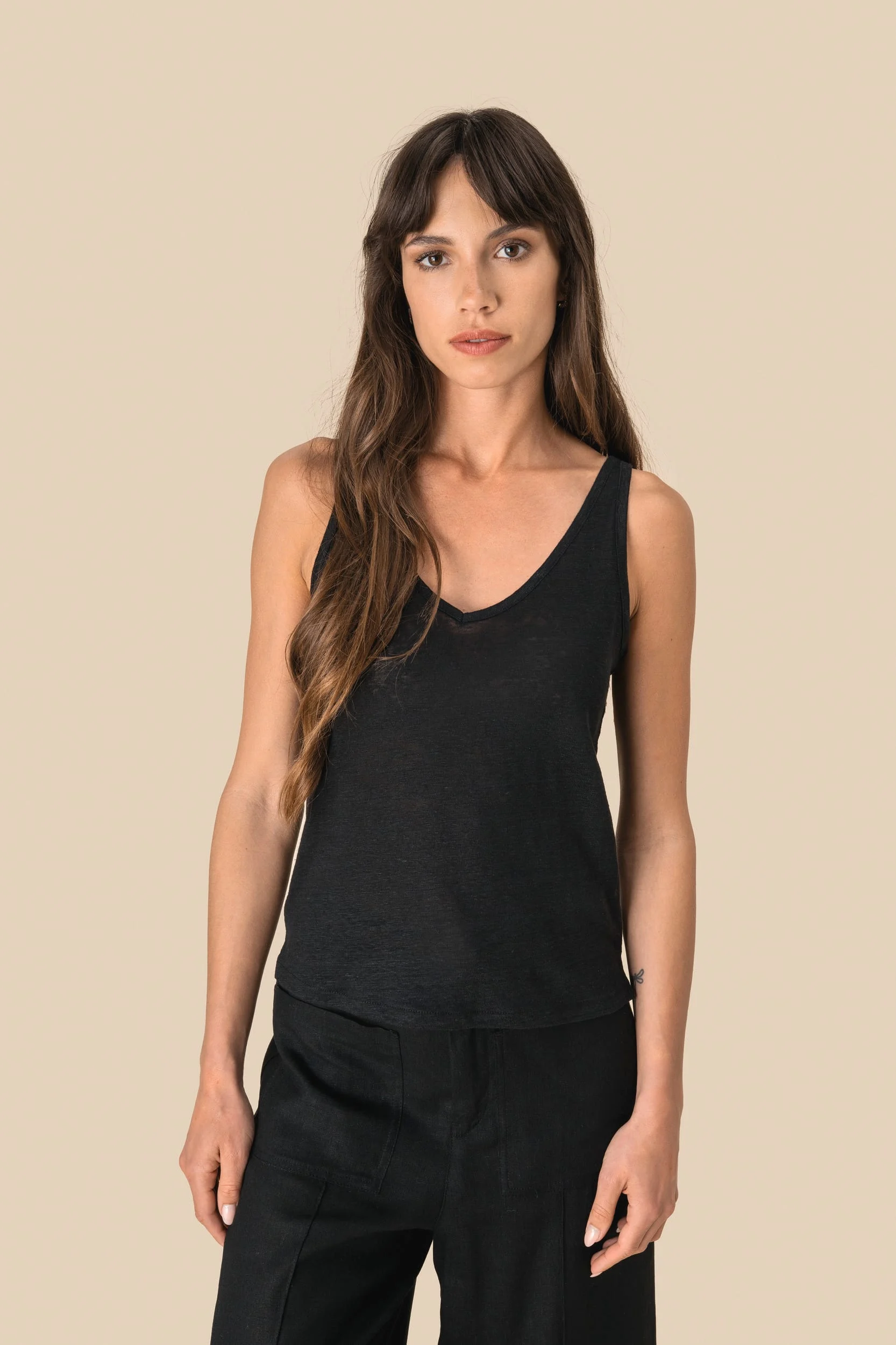 SP343 - Débardeur en lin femme