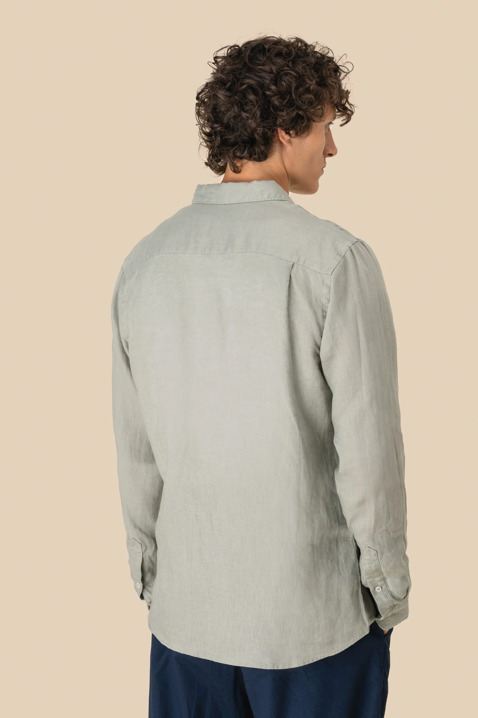 SP504 - Chemise en lin homme – Image 6