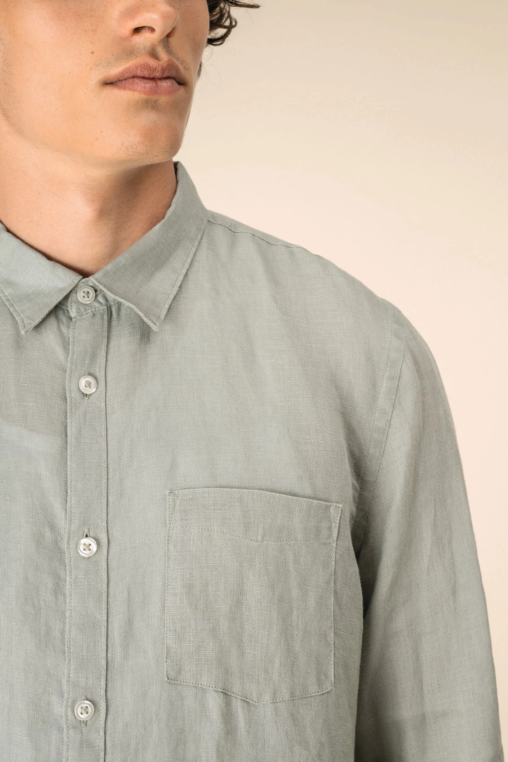 SP504 - Chemise en lin homme – Image 7