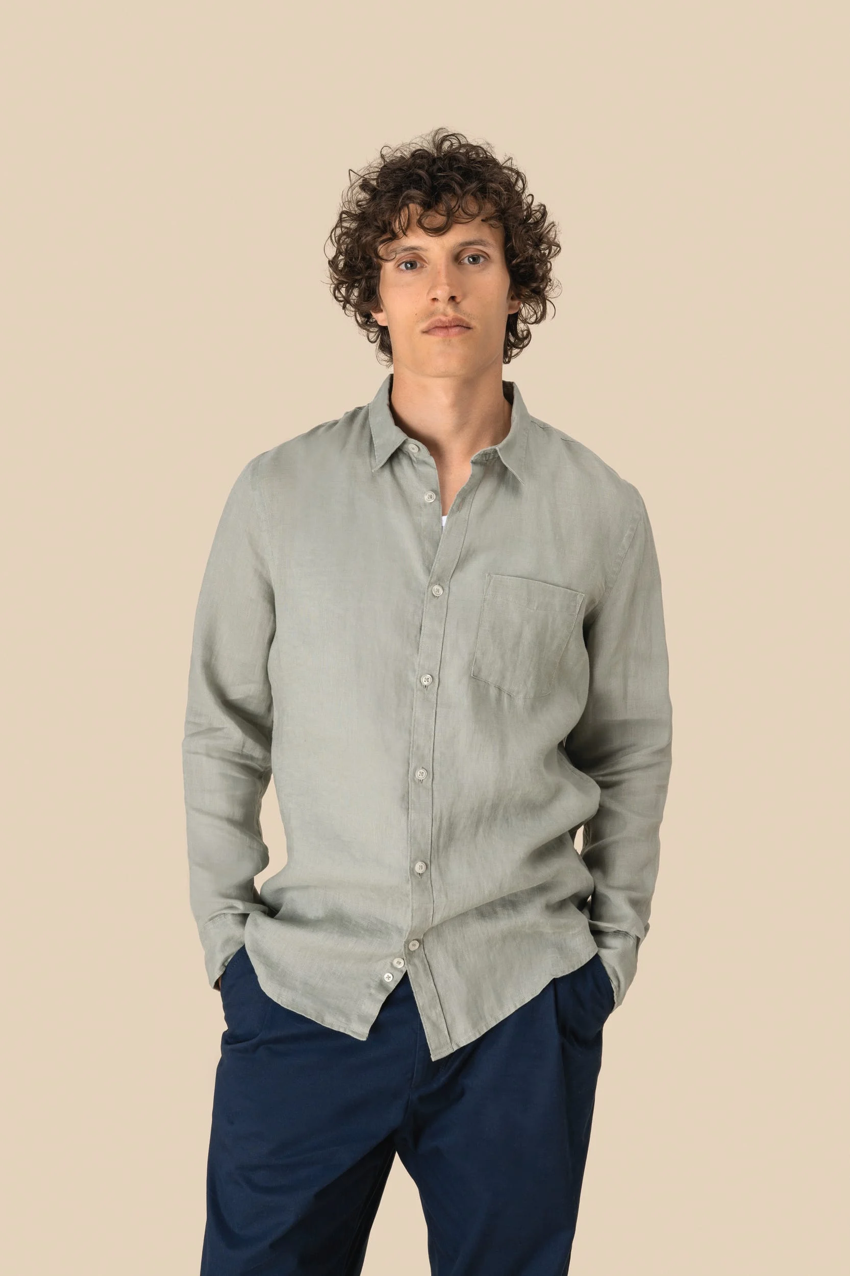 SP504 - Chemise en lin homme