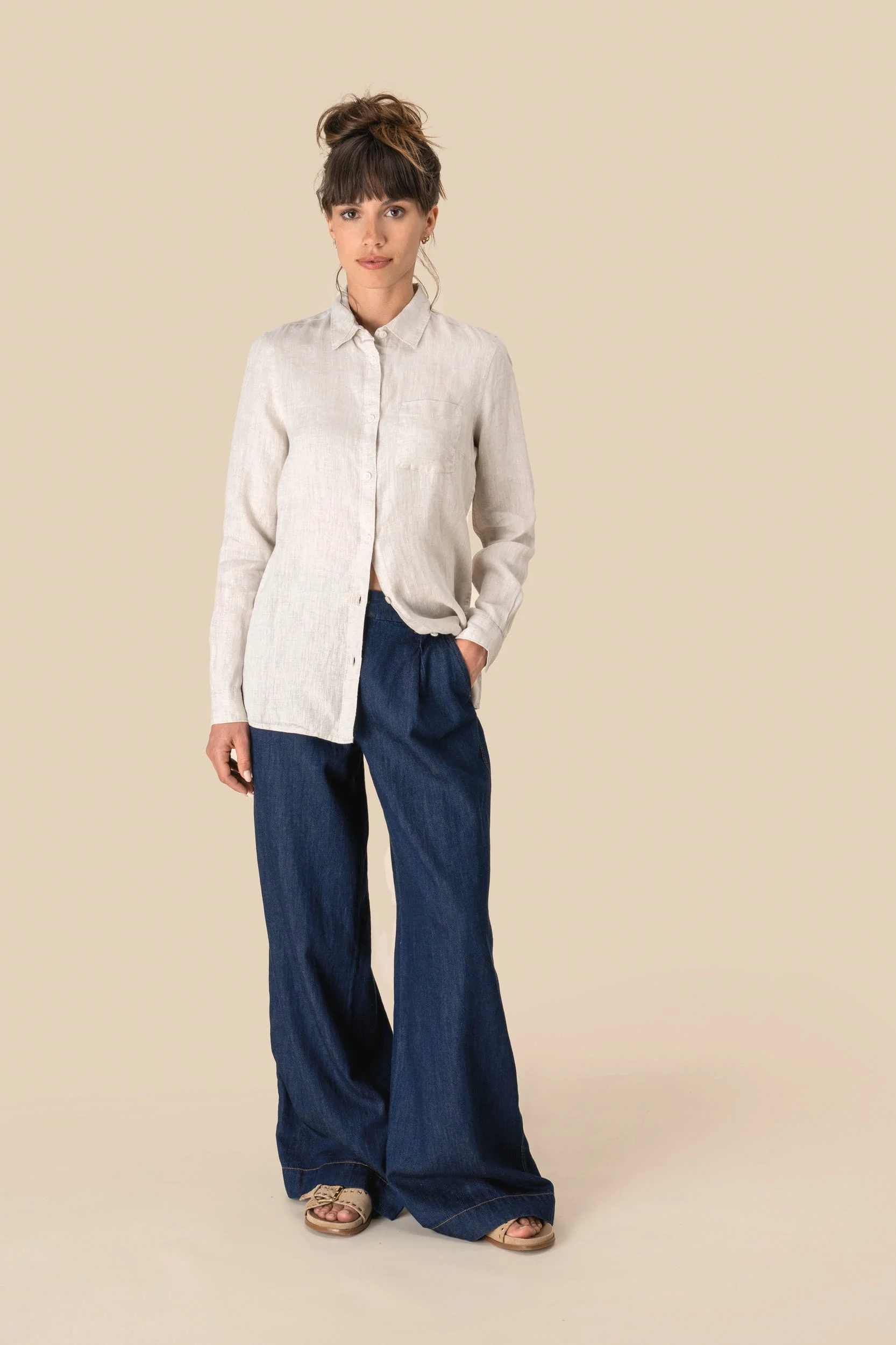 SP505 - Chemise en lin femme – Image 2