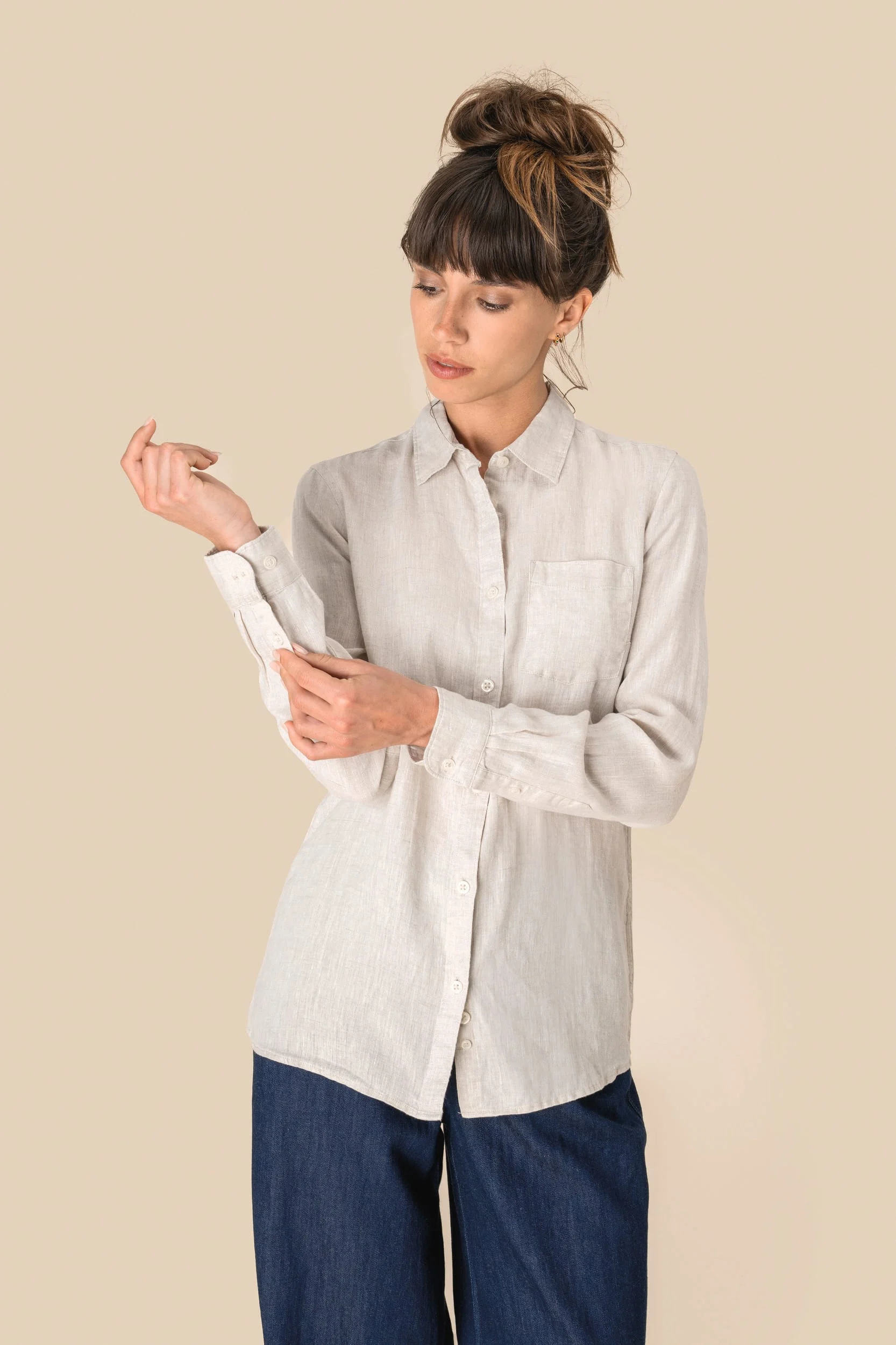SP505 - Chemise en lin femme – Image 3