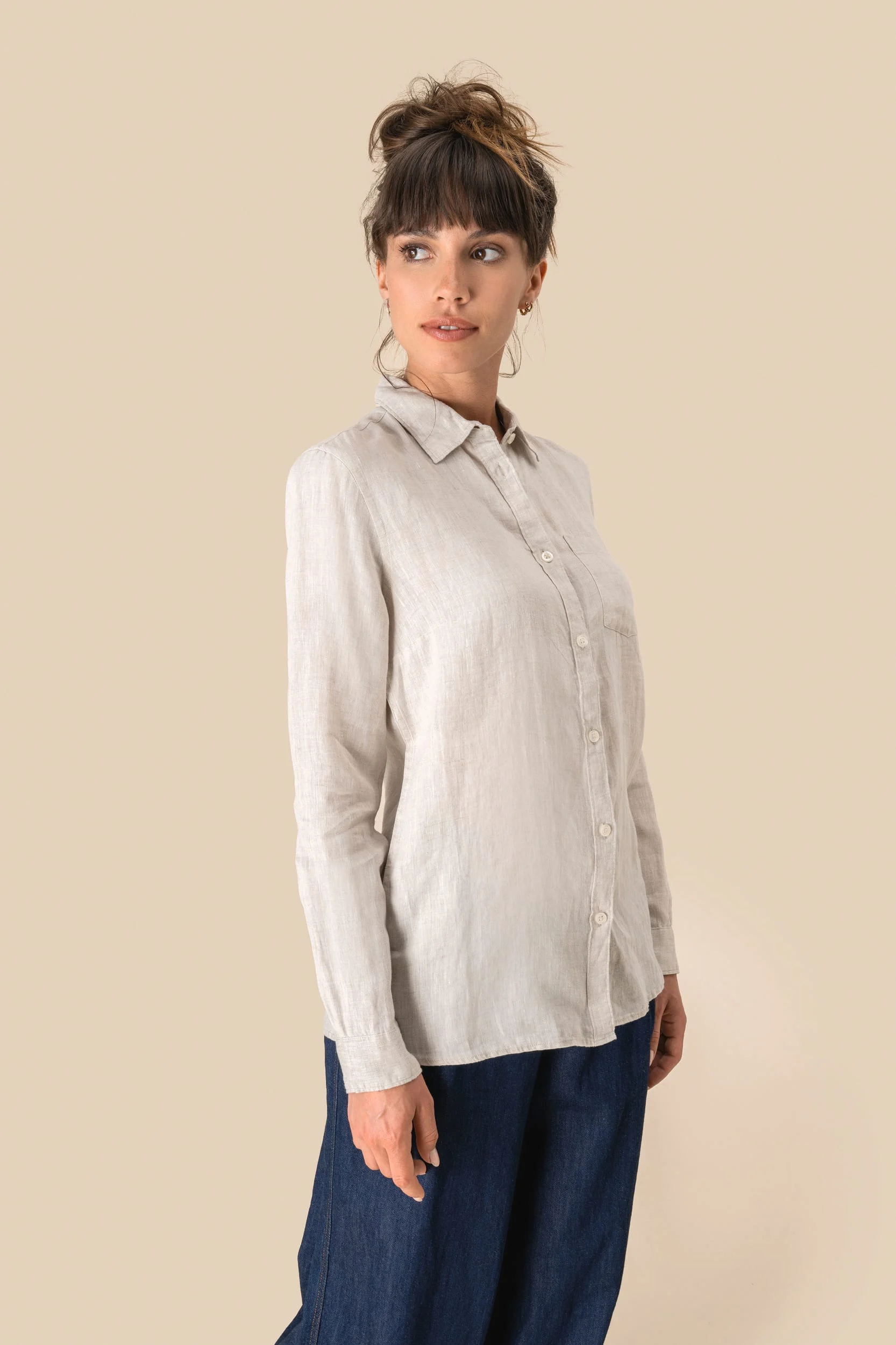 SP505 - Chemise en lin femme – Image 4