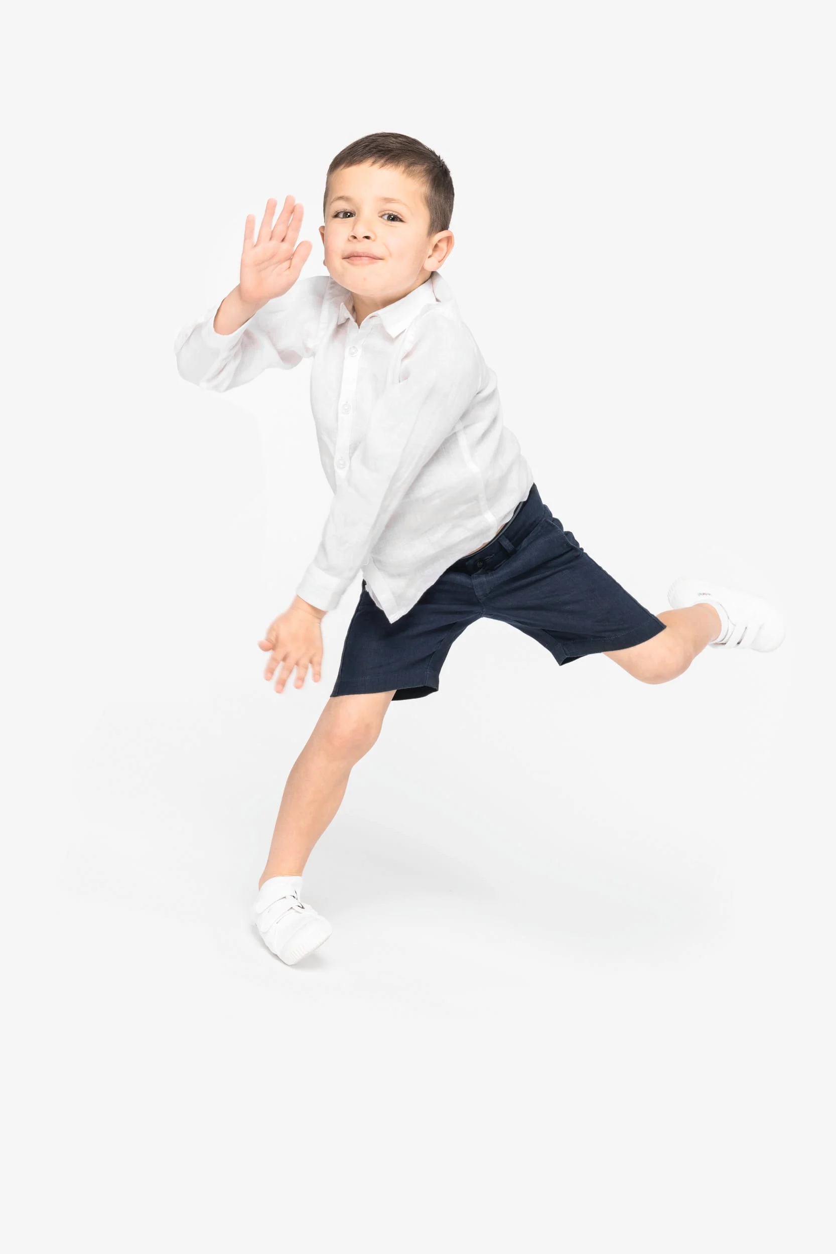 SP512 - Chemise en lin enfant – Image 3