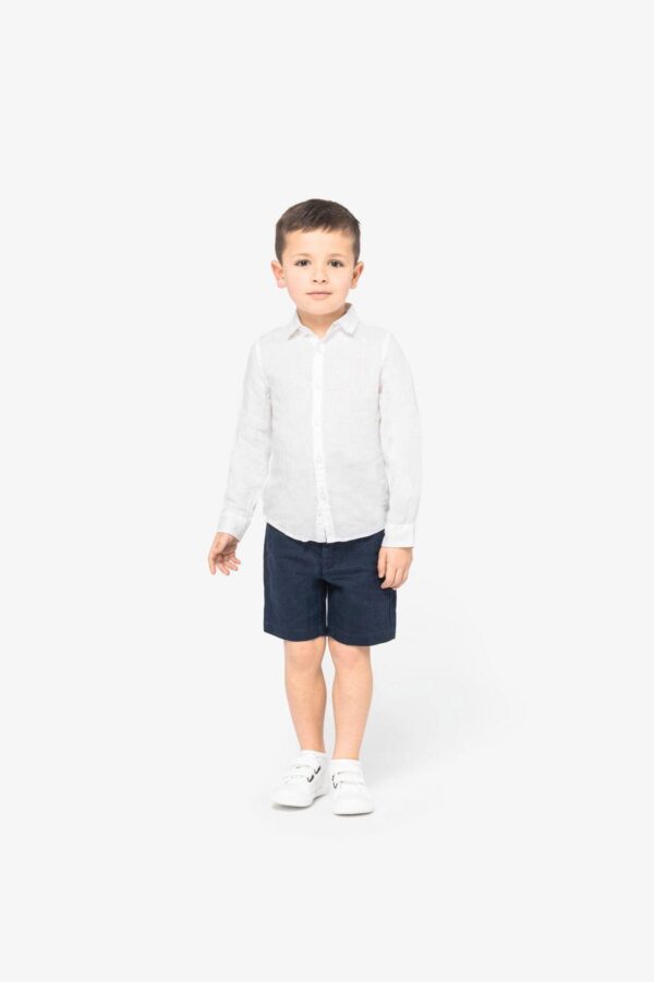 SP709 - Bermuda en lin enfant – Image 2