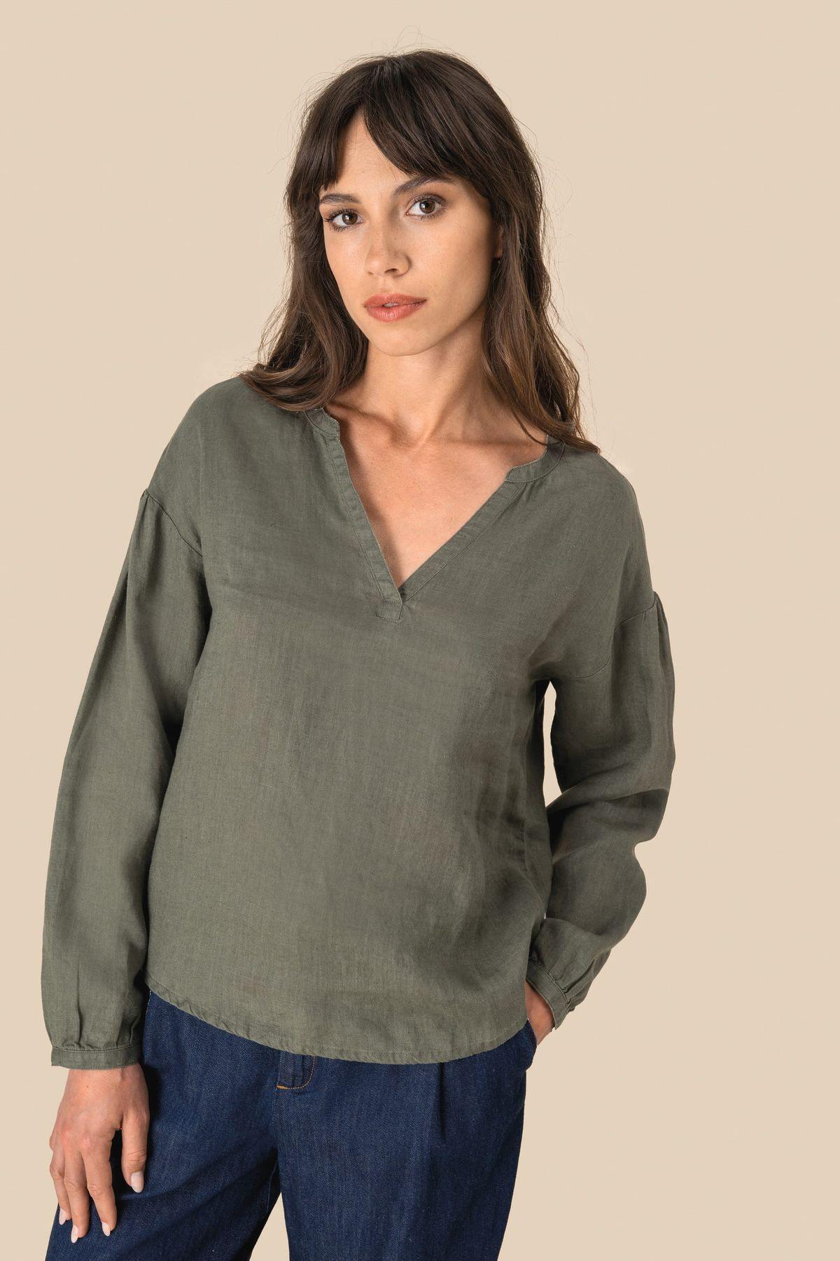 SP524 - Blouse en lin femme