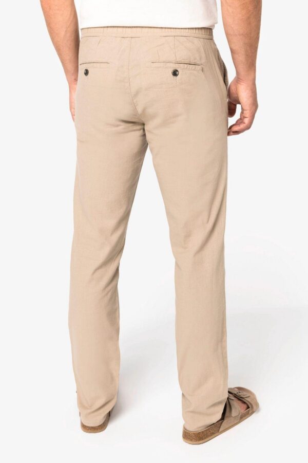 SP708 - Pantalon écoresponsable en lin et coton bio homme – Image 3