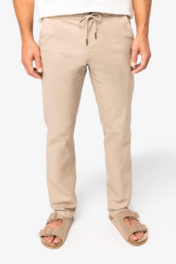 SP708 - Pantalon écoresponsable en lin et coton bio homme
