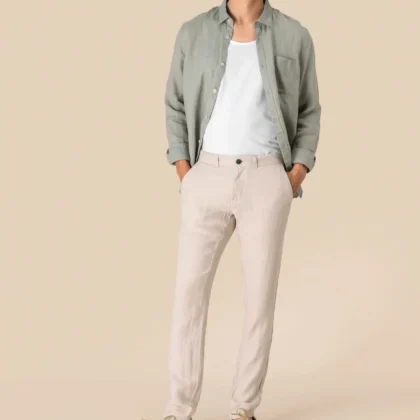 SP710 - Pantalon en lin homme