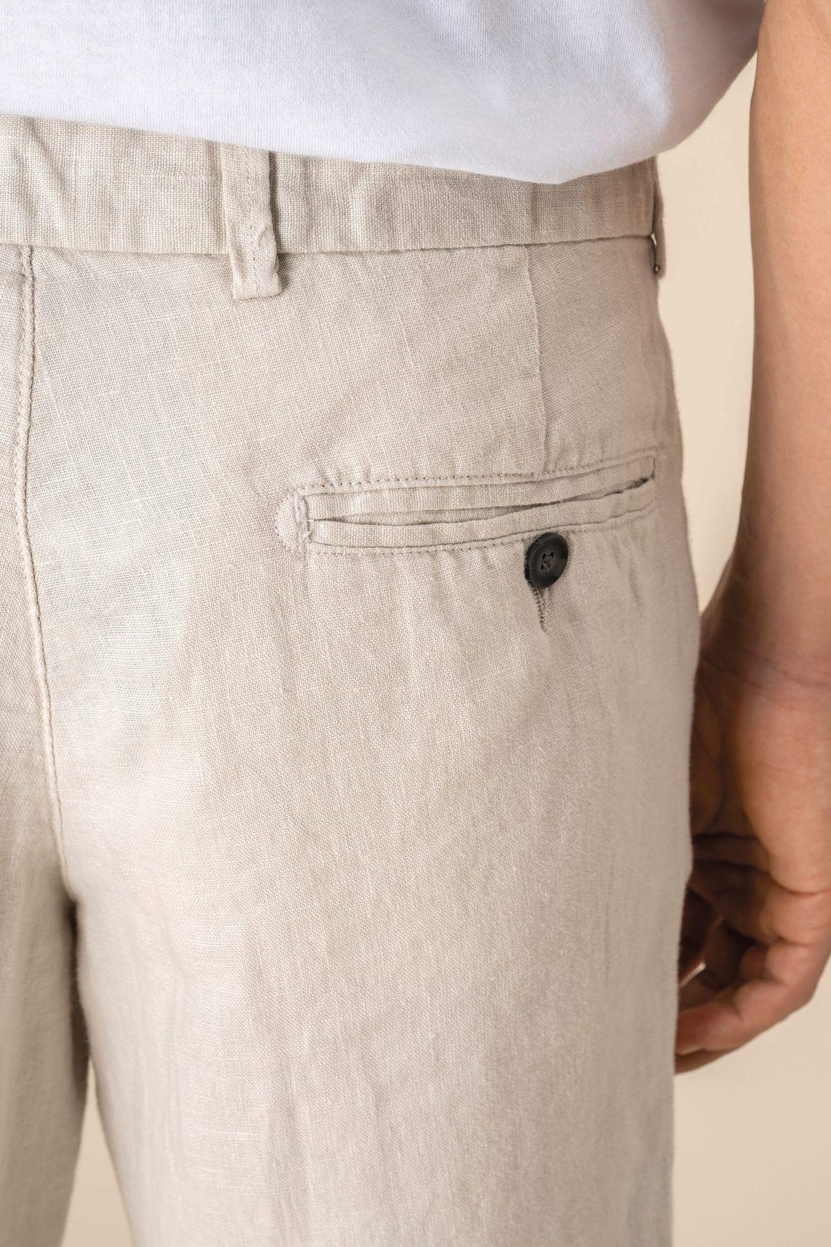 SP711 - Bermuda en lin homme – Image 9