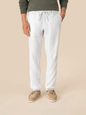 SP732 - Pantalon délavé en lin homme