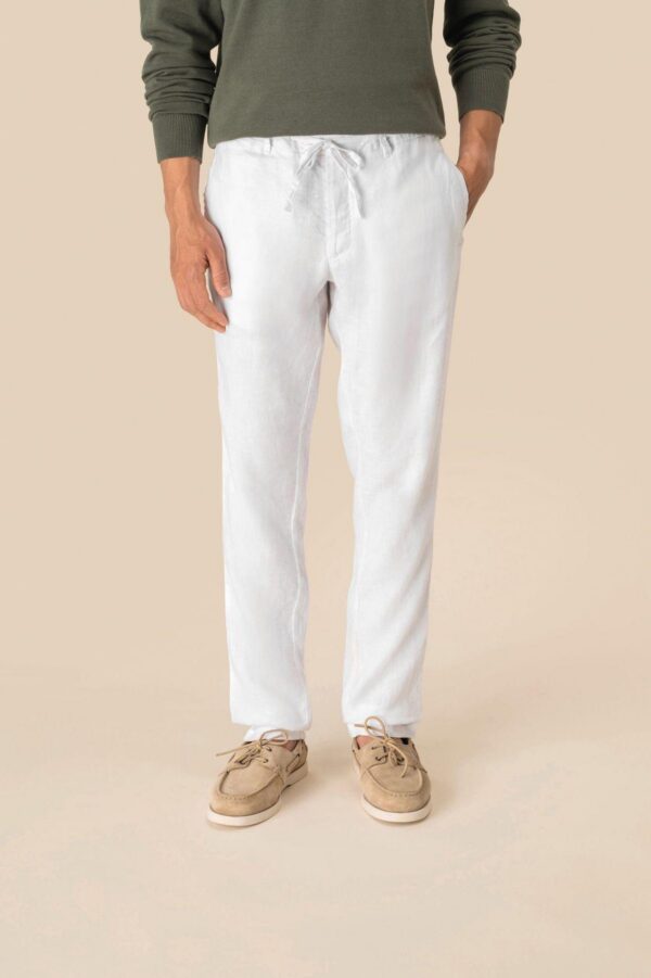 SP732 - Pantalon délavé en lin homme