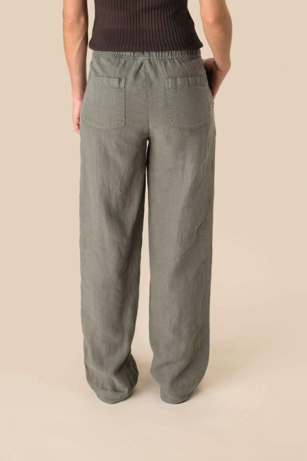 SP733 - Pantalon délavé en lin femme – Image 5
