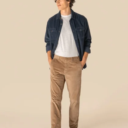 SP743 - Pantalon écoresponsable en velours côtelé homme