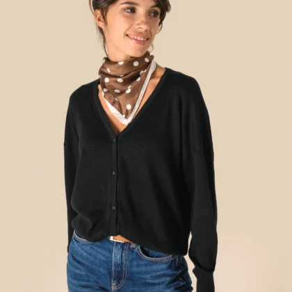 SP922 - Cardigan écoresponsable en lyocell femme