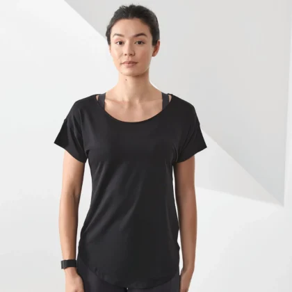TL527 - T-shirt scoop neck femme