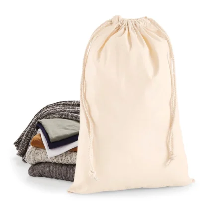 W216 - Sac cordelette en coton premium