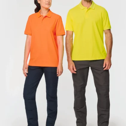 WK208 - Polo unisexe écoresponsable coton/polyester